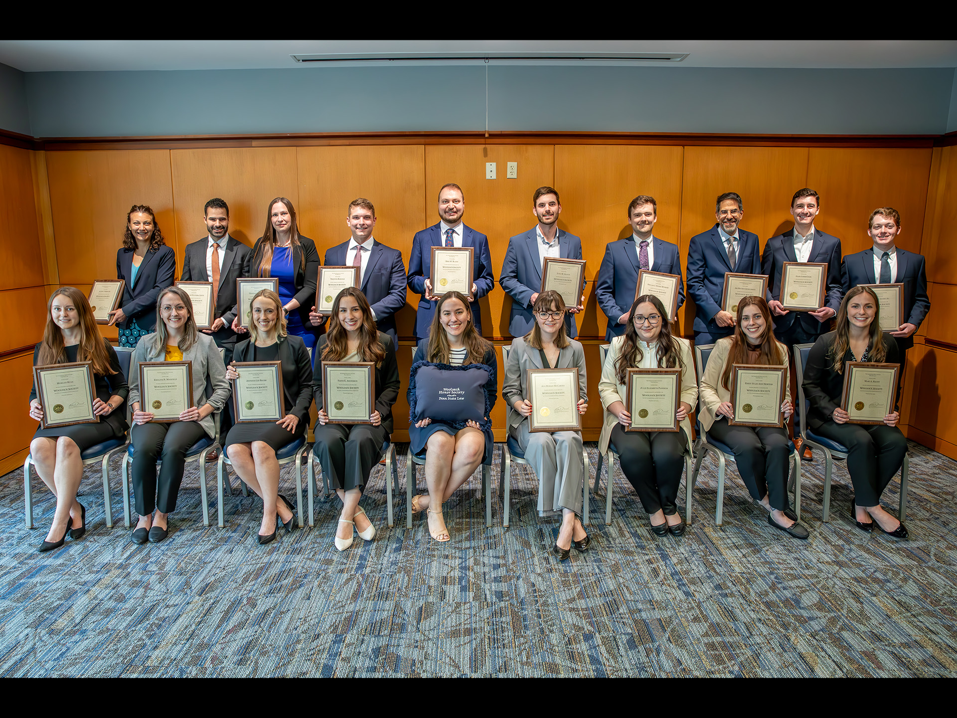 Penn State Law Woolsack Honor Society 2024 inductees