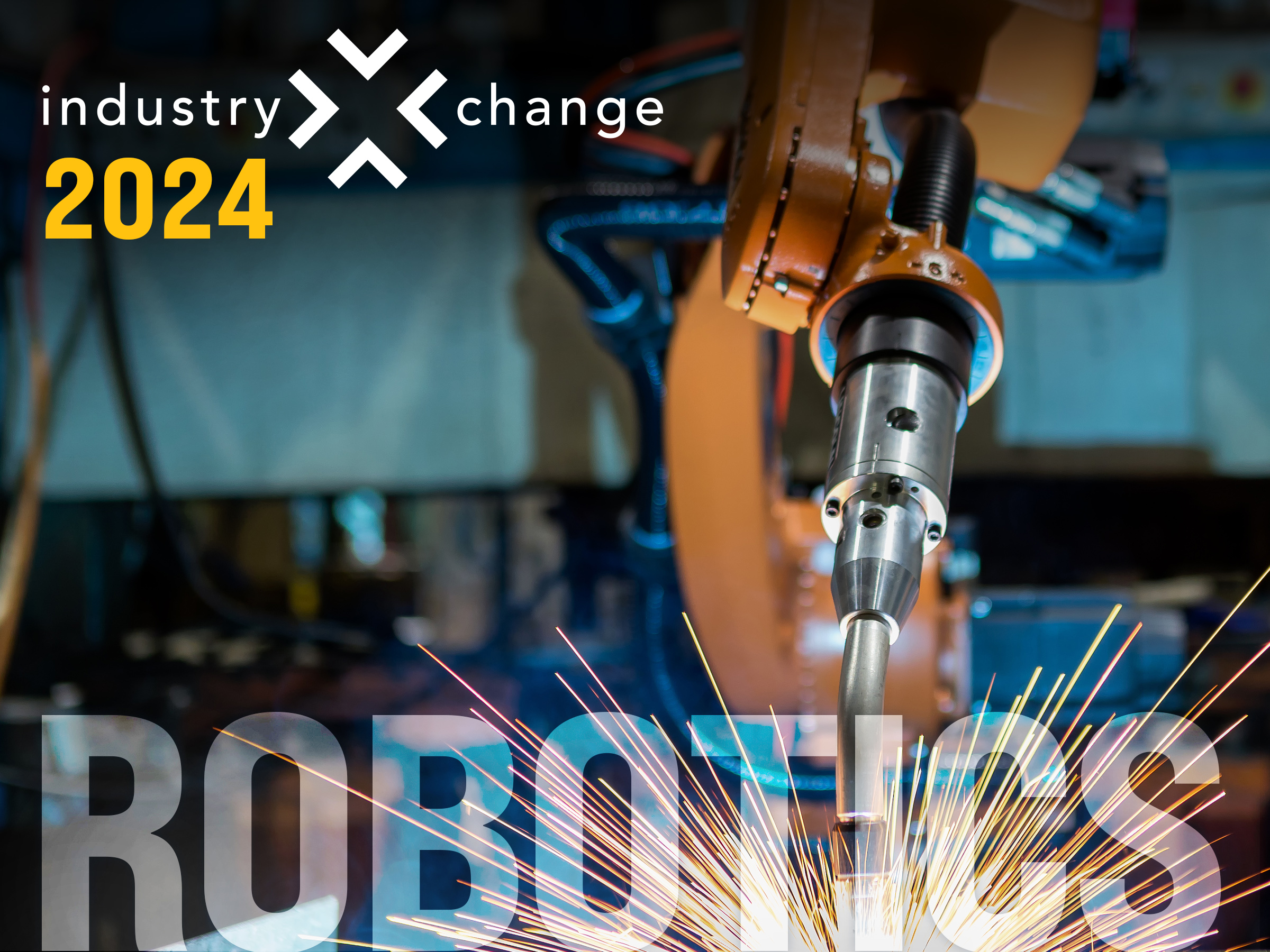 An image of a tool with the text "industryXchange 2024 Robotics"