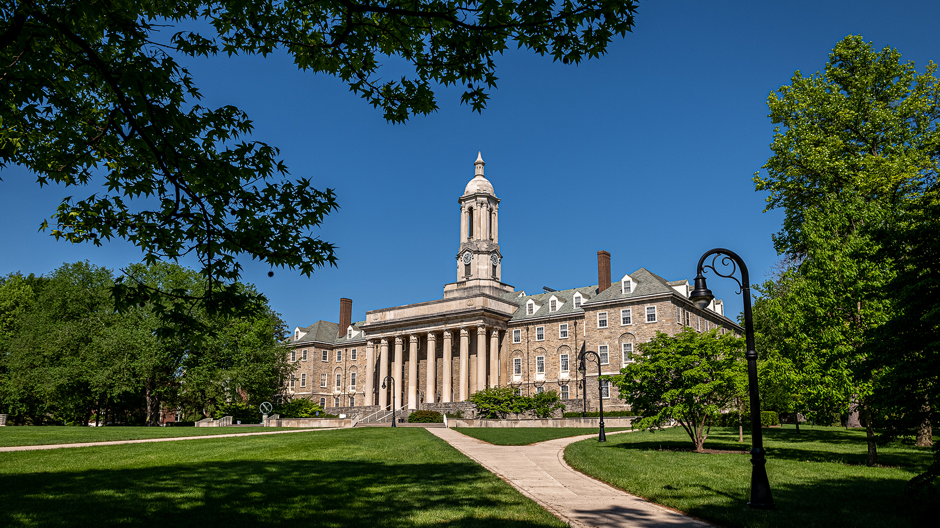 Old Main on Penn State's University Park campus. 