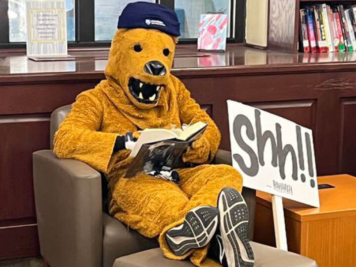 Nittany Lion reading