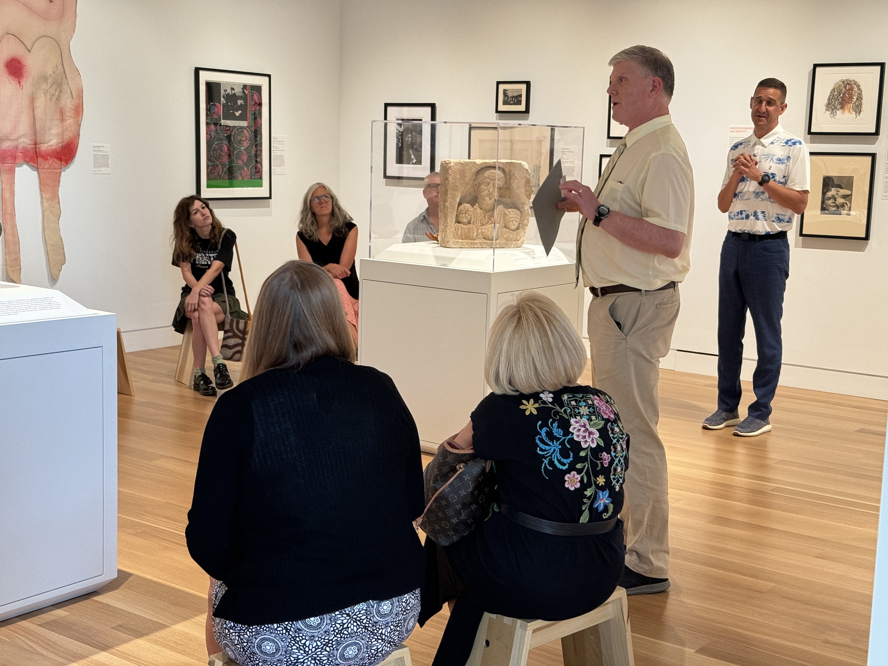 Gallery talk at Palmer Museum of Art