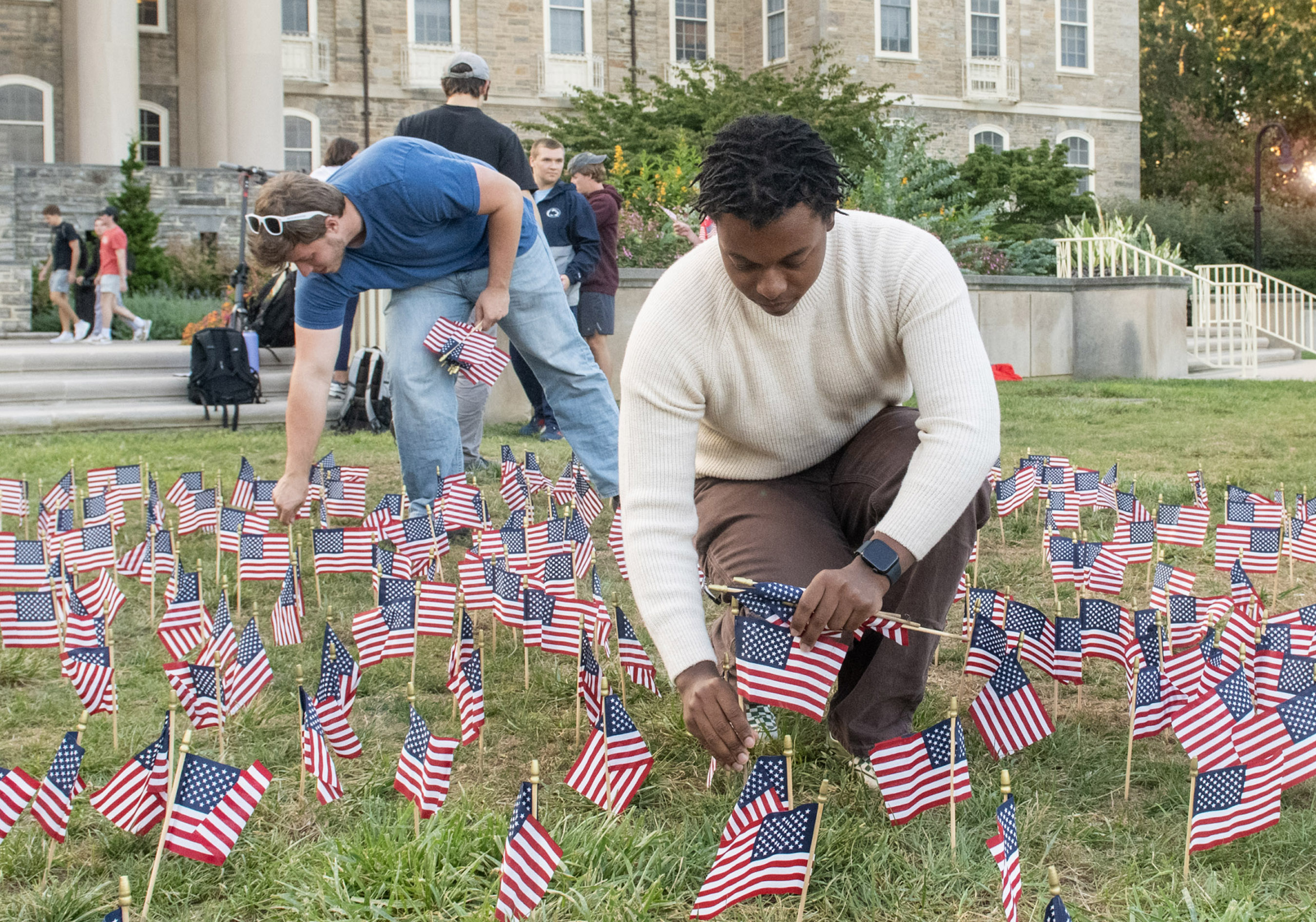 students create 9 11 memorial old main