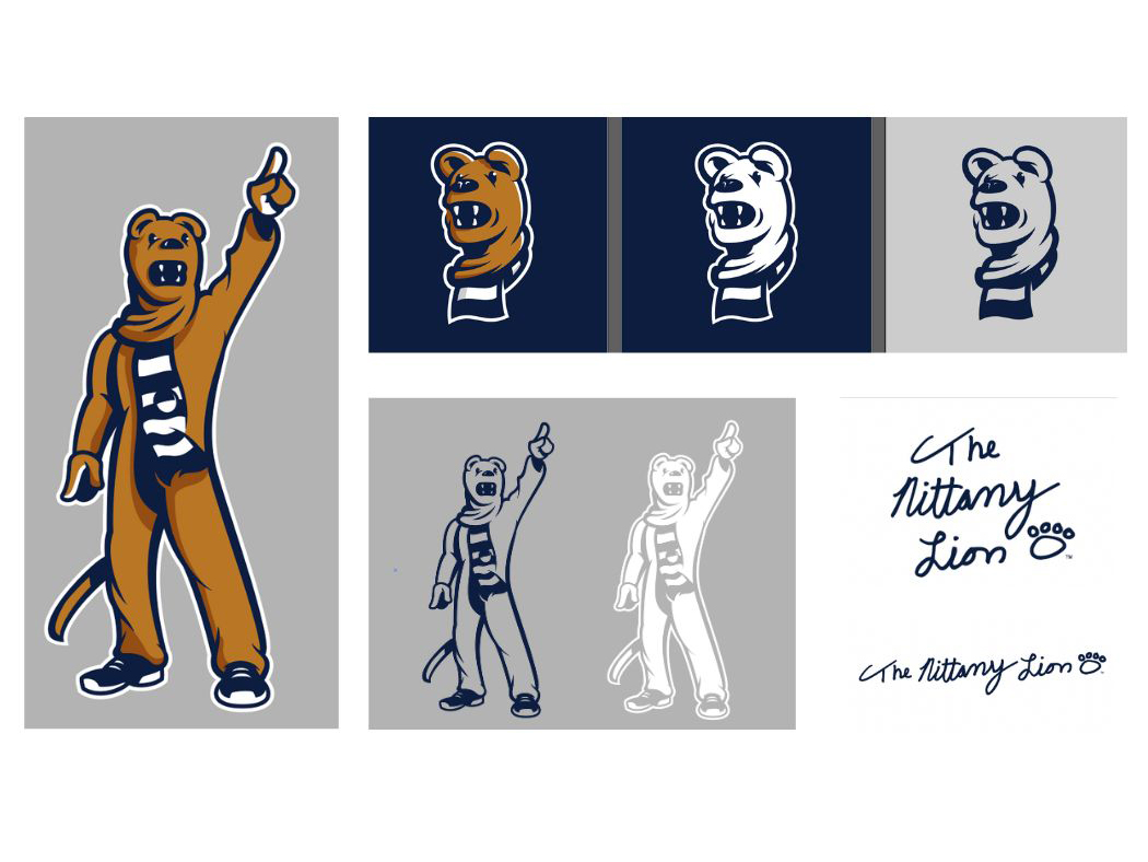 Penn State launching new Nittany Lion Mascot logos, signature marks ...