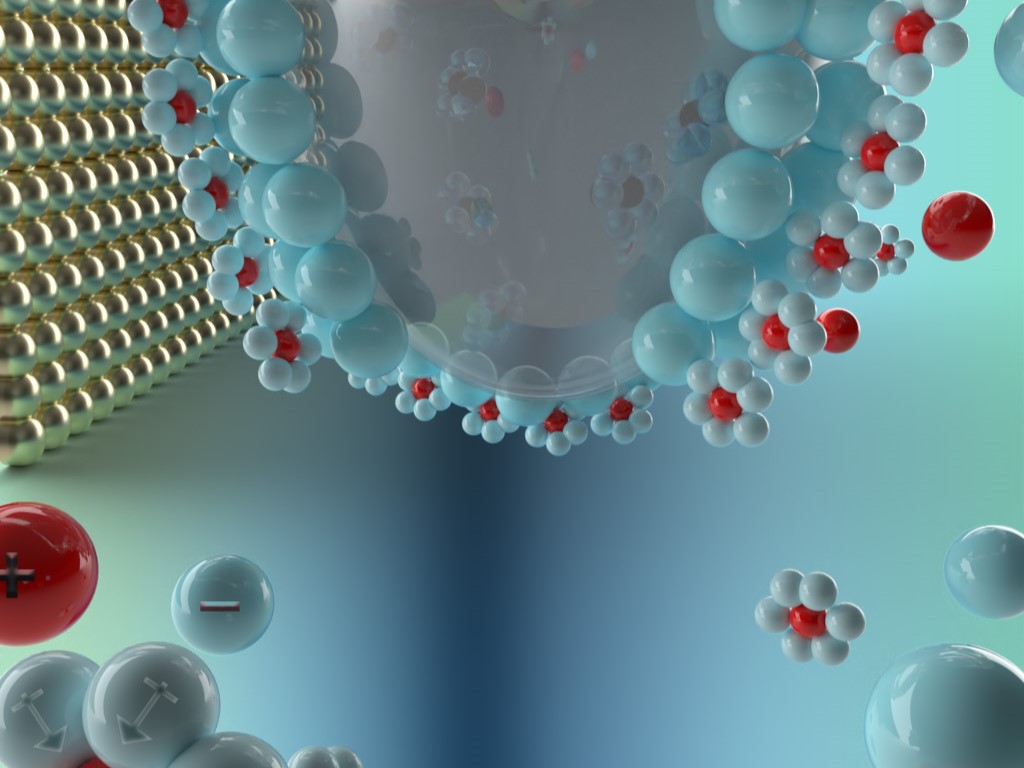 ions and molecules organize at interfaces, enriching our new understanding and control of battery surfaces.