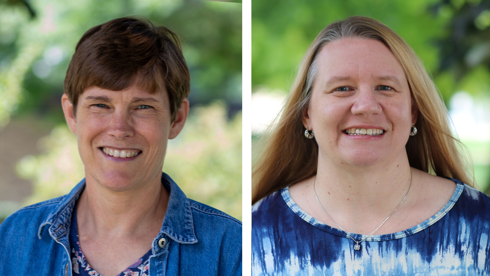 Headshots of Kathy Shaffer and Angela Pettitt