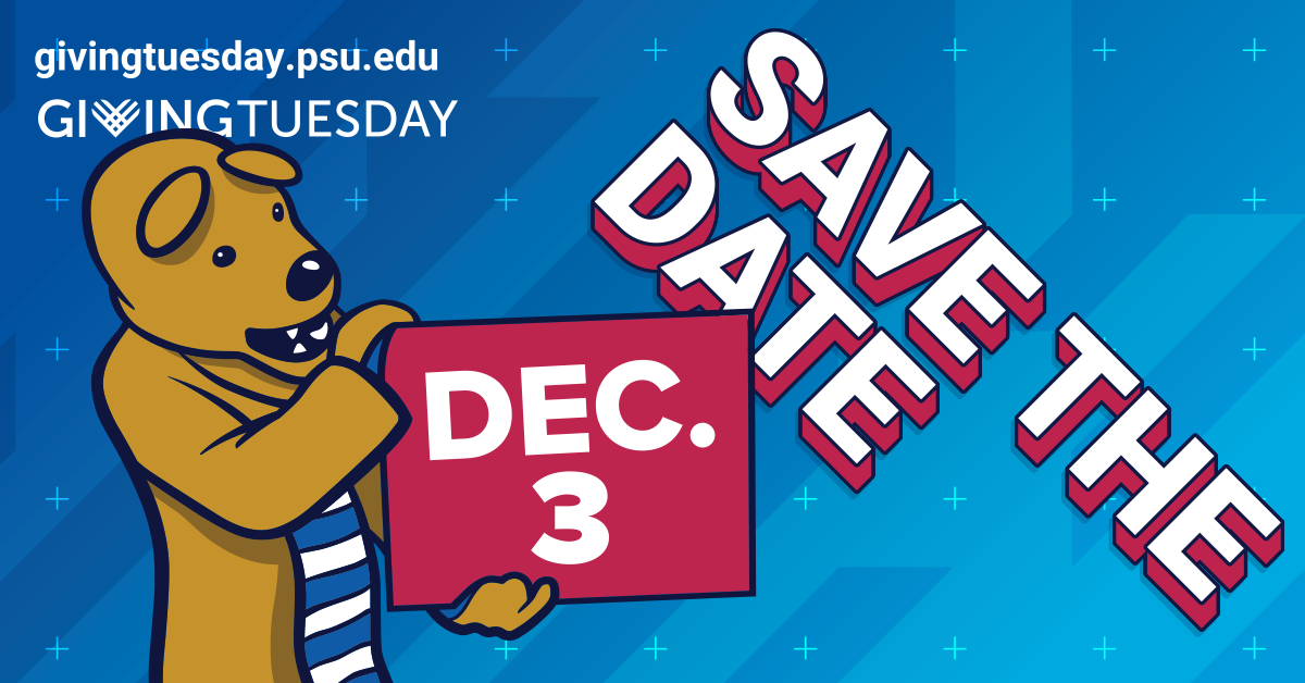 GivingTuesday save the date graphic