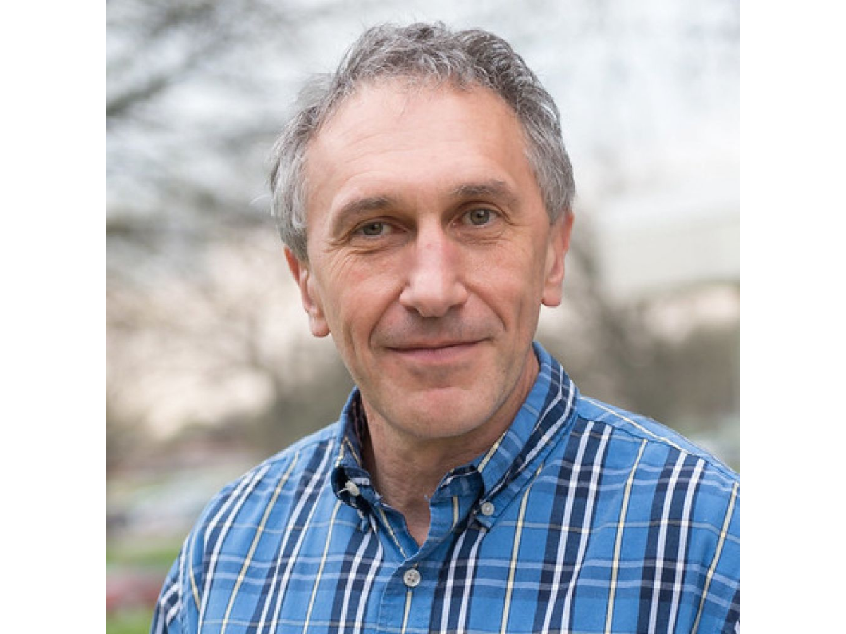 Igor Aronson, Huck Chair Professor of Biomedical Engineering, Chemistry and Mathematics, smiles for a photo.