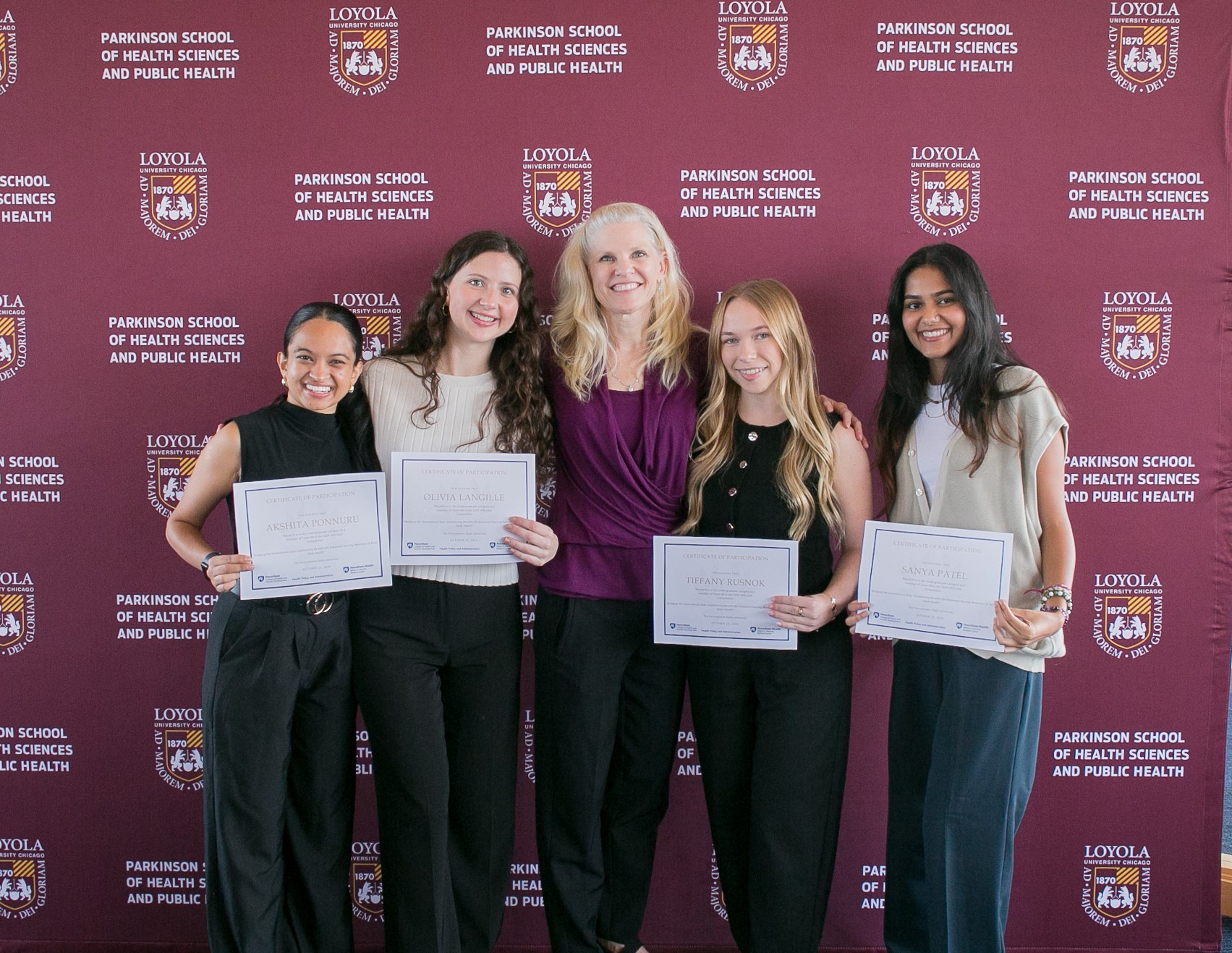 Olivia Langille, Sanya Patel, Akshita Ponnuru, and Tiffany Rusnok 