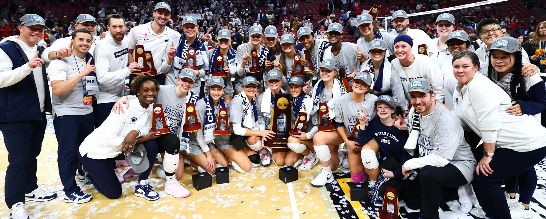 Team poses with trophy