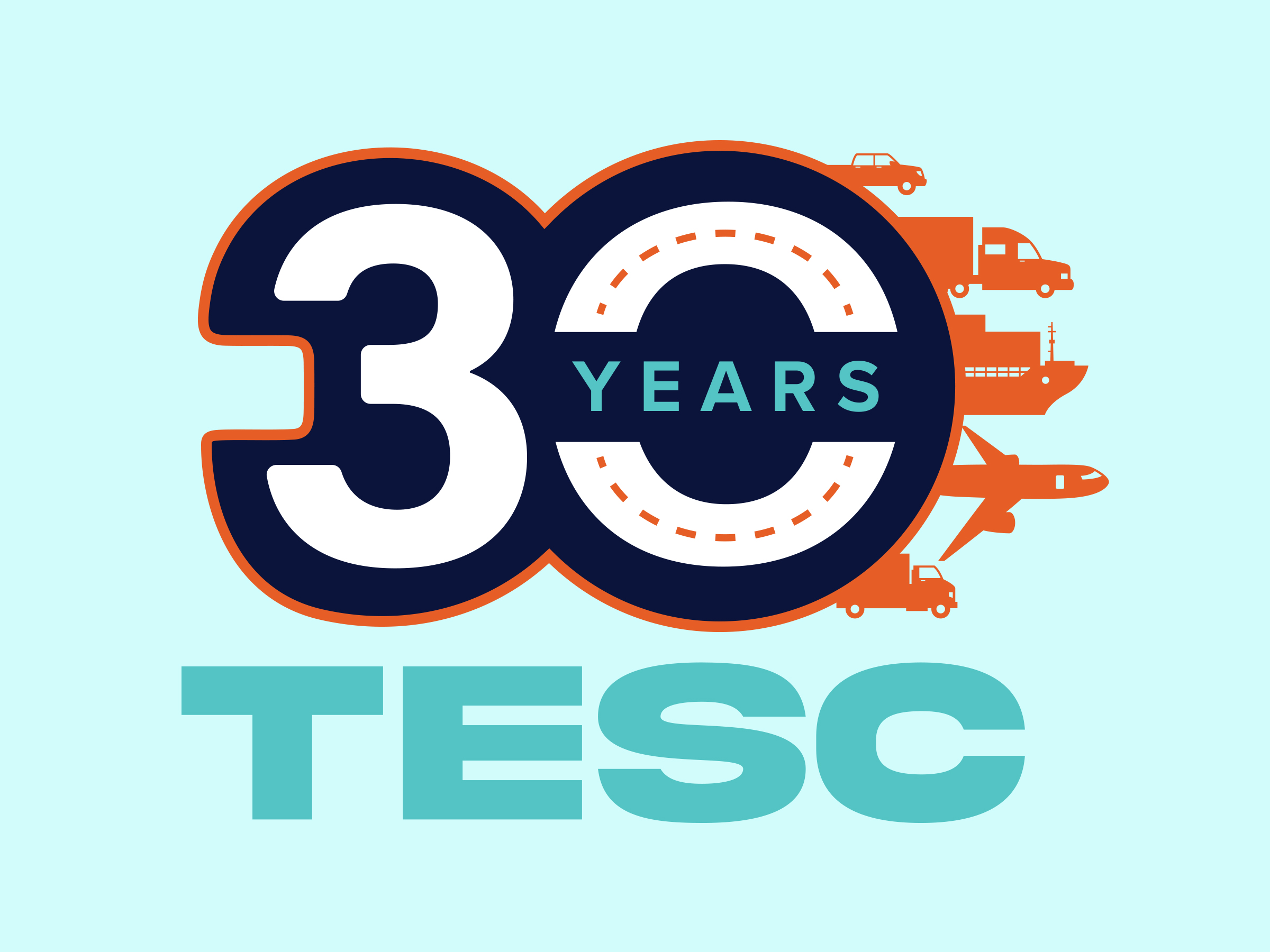 TESC 30th anniversary logo