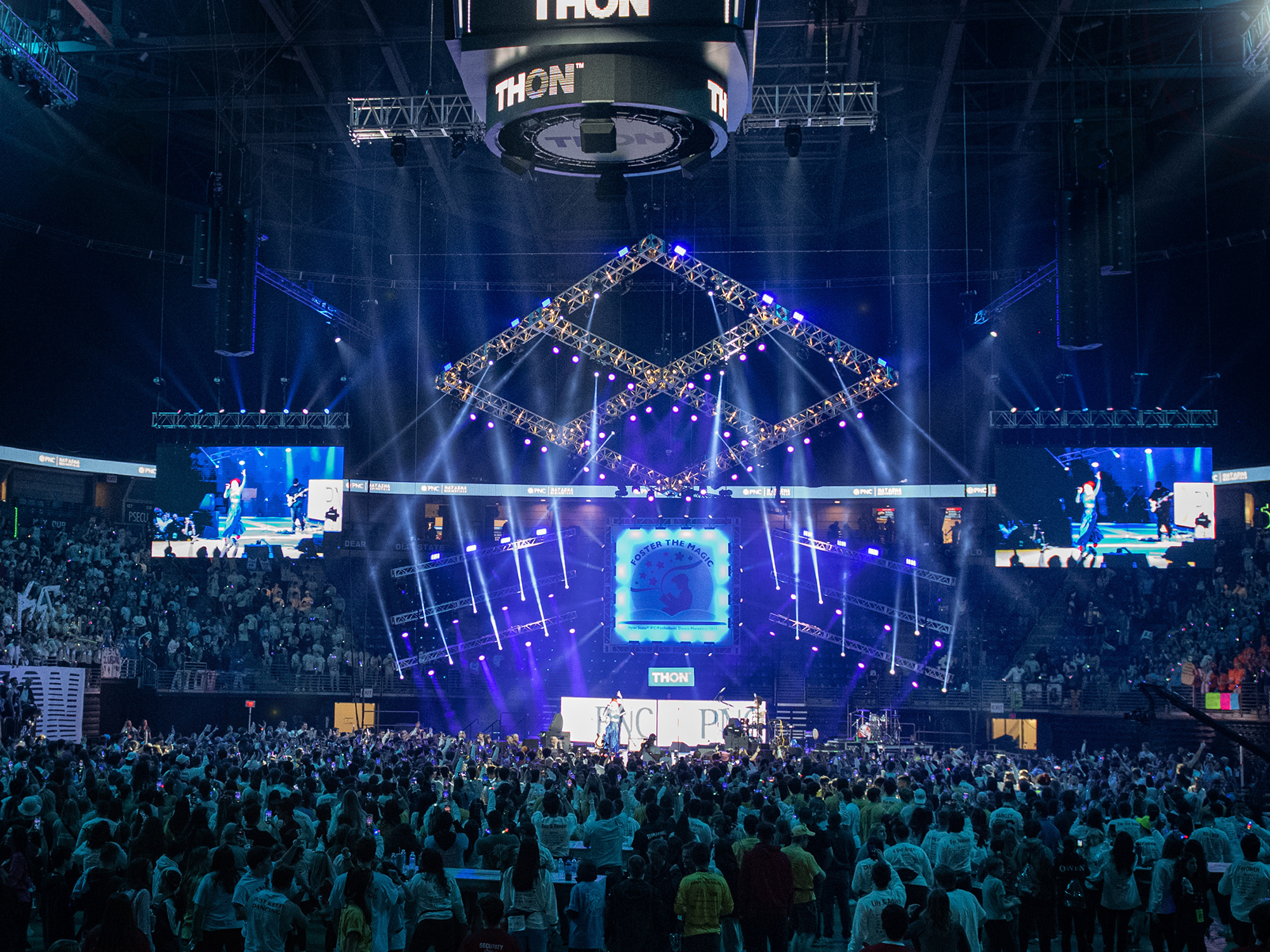 the stage at Thon