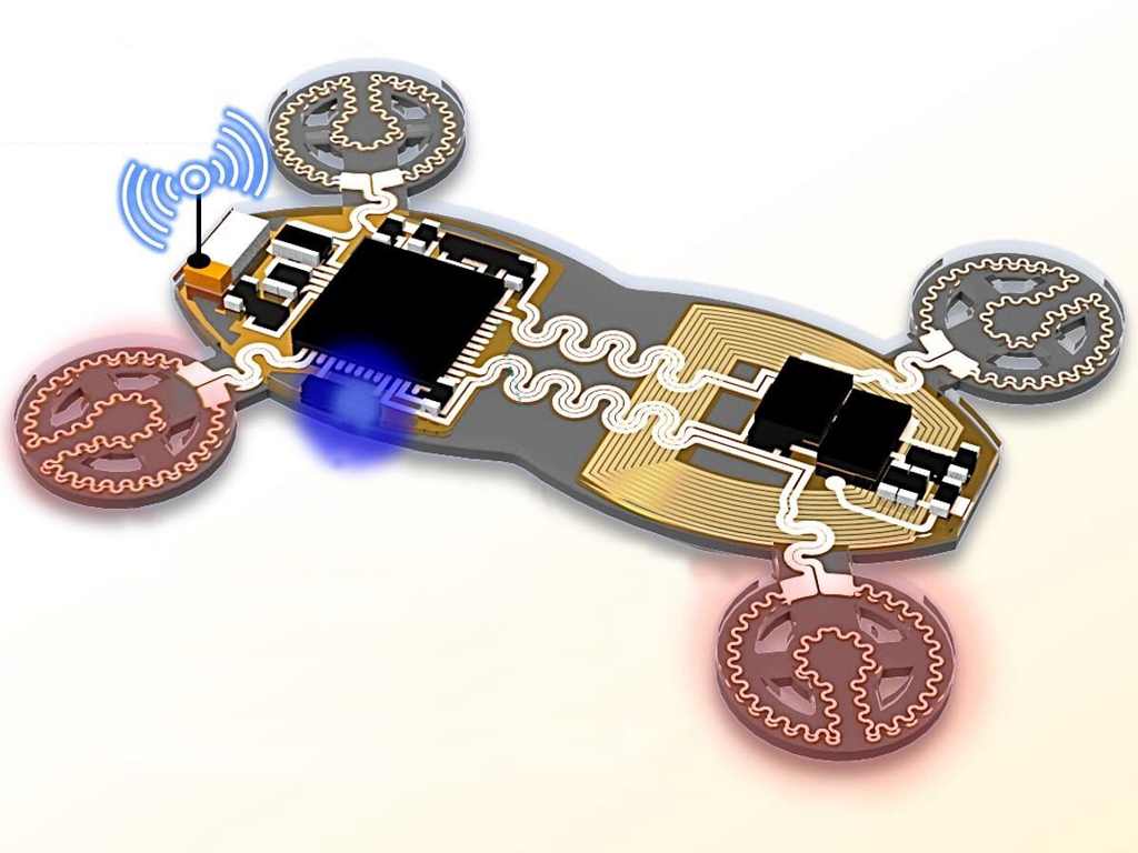 Diagram of a small flexible robot
