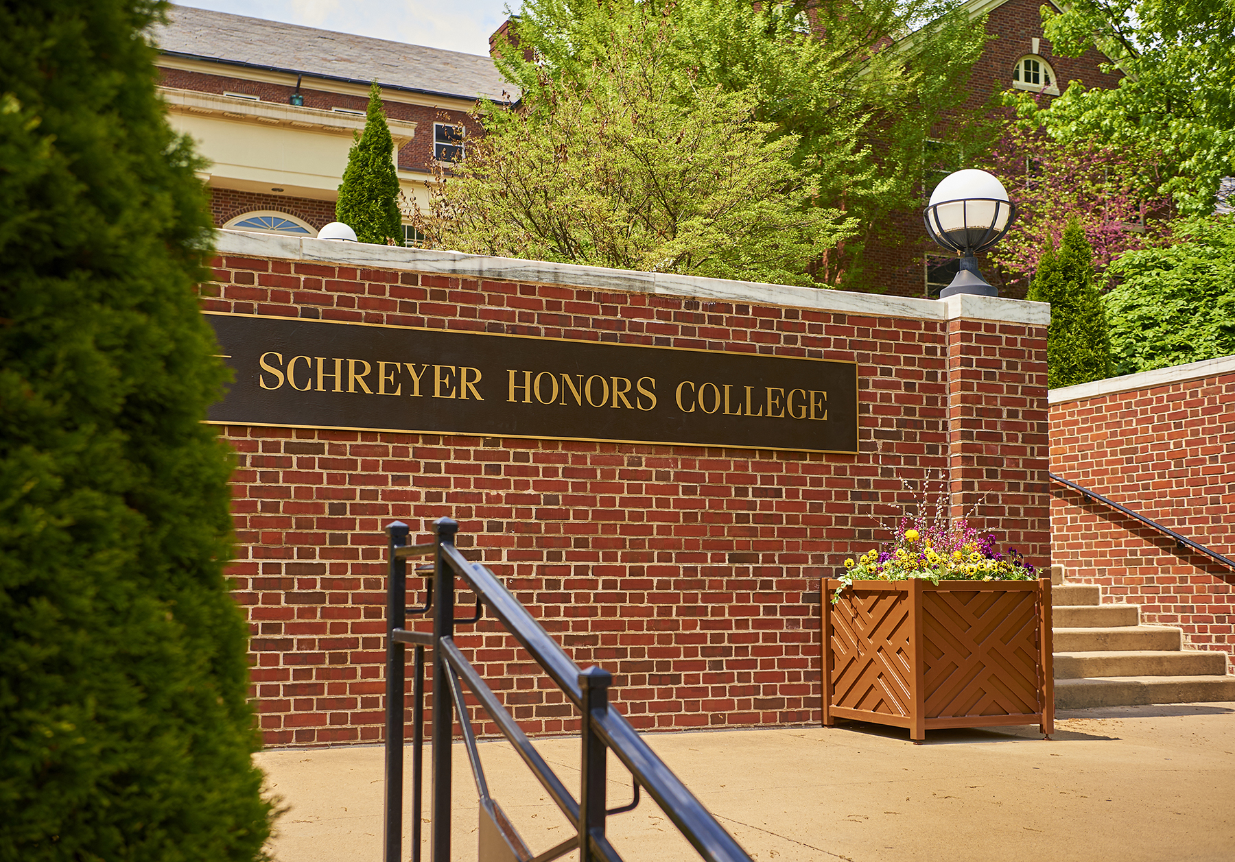 Schreyer Honors College sign