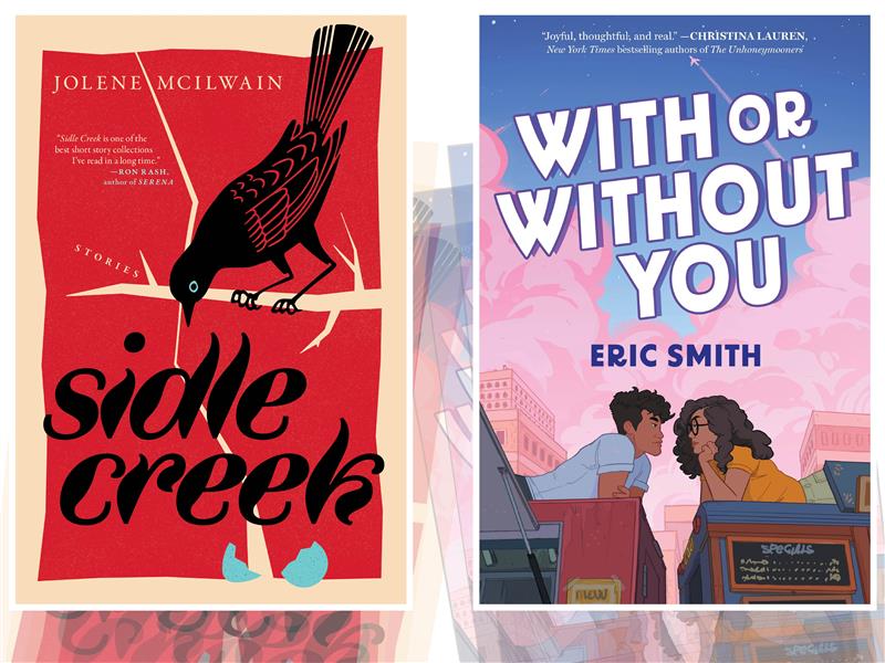 book covers: Sidle Creek (left) and With or Without you (right) 
