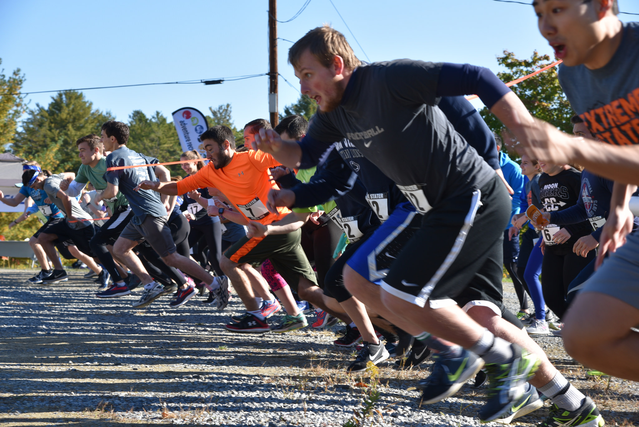 Students take off at the 4th annual Extreme Stater starting line 