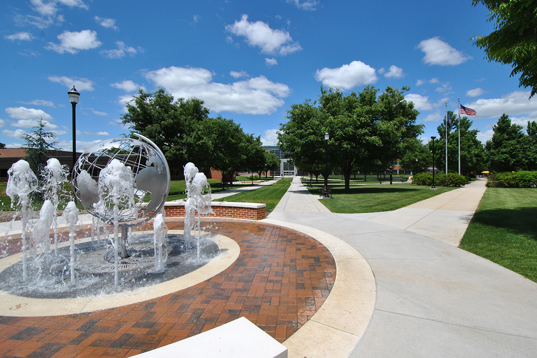 Penn State Harrisburg fountain