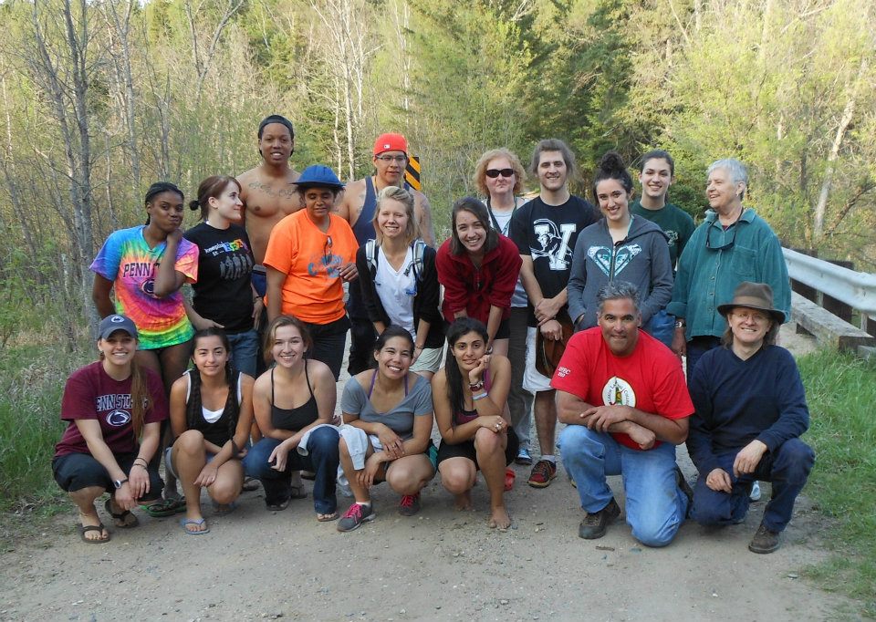 Penn State students in Ojibwe cultural engagement course