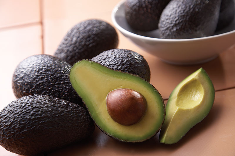 Haas avocados with seed