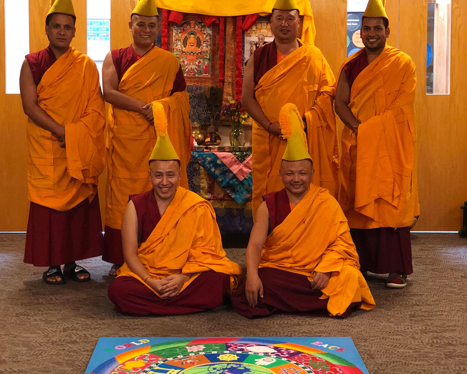 Group of Buddhist Monks