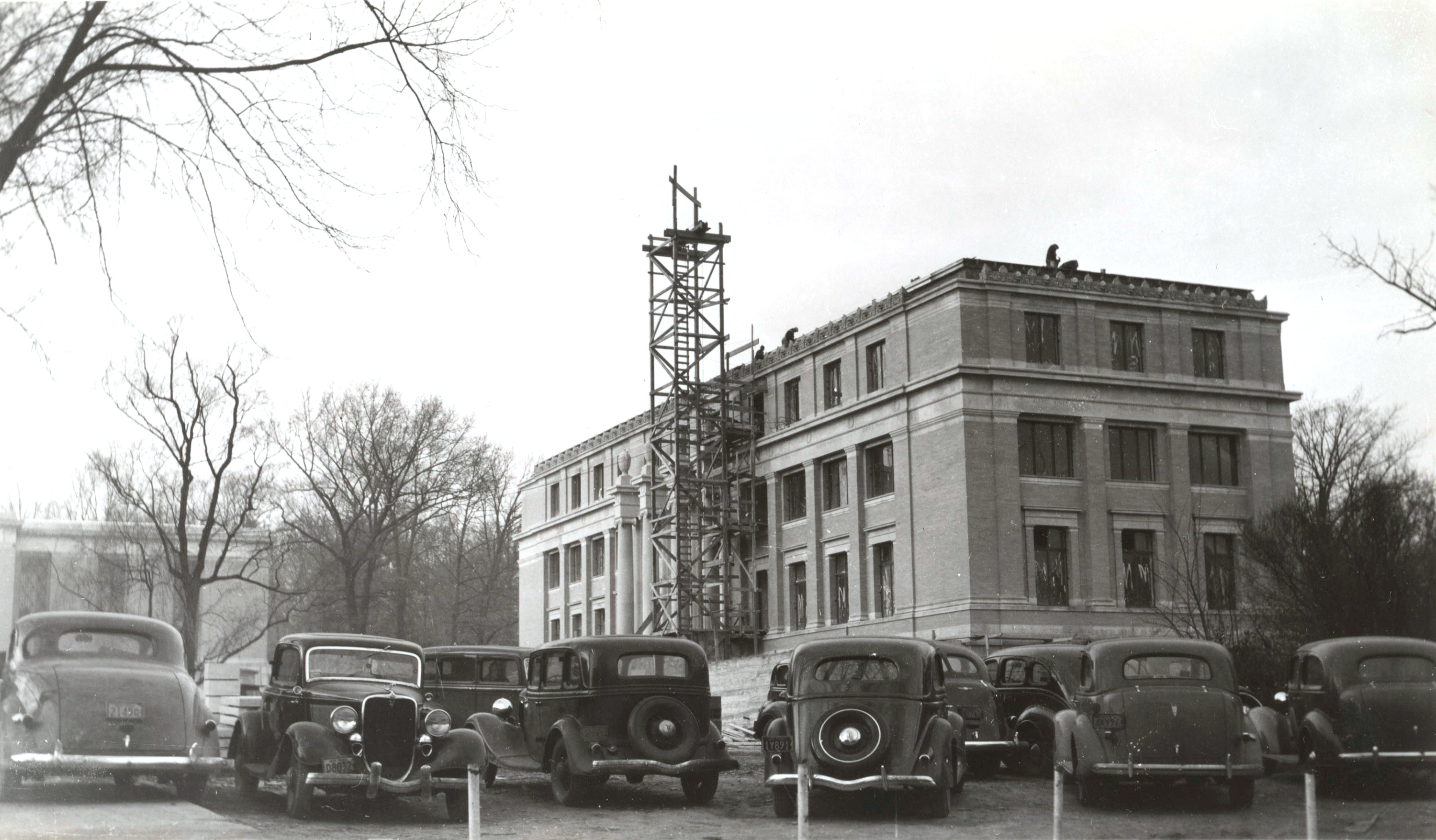 Burrowes Building under construction in 1938