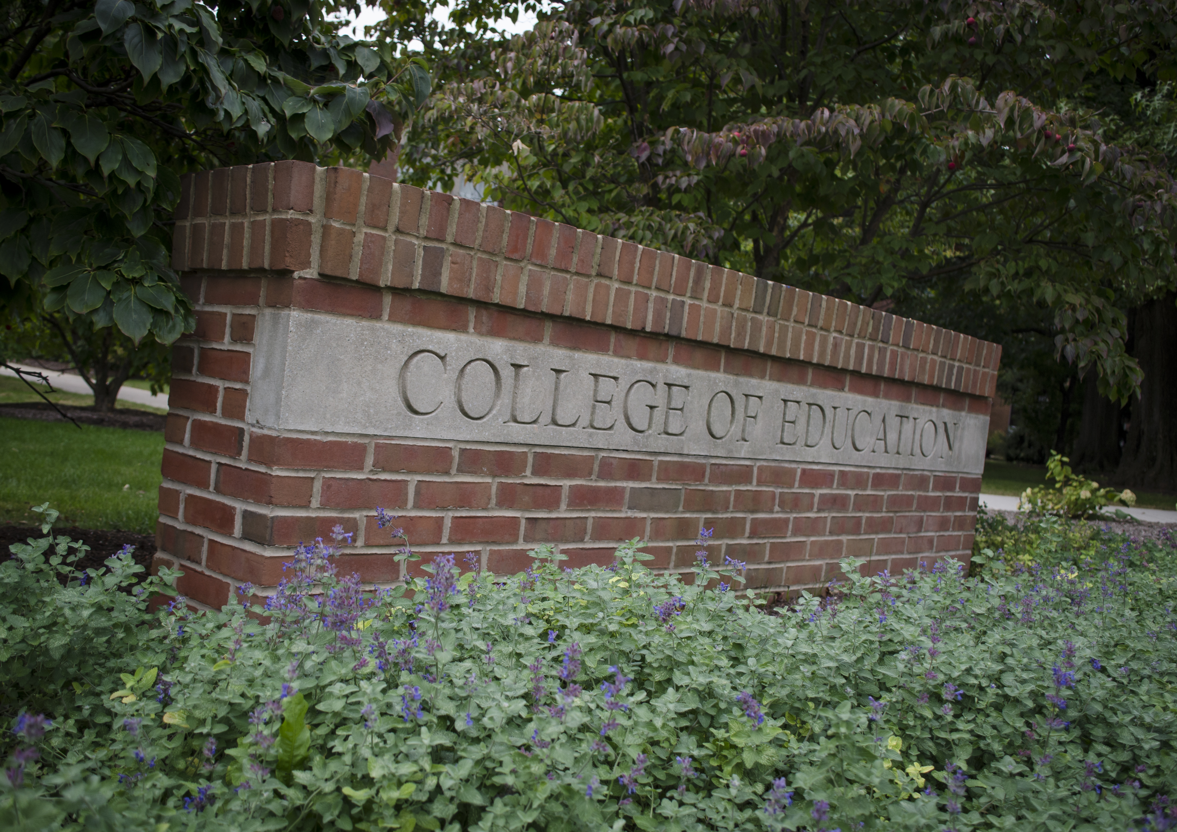 College of Education sign