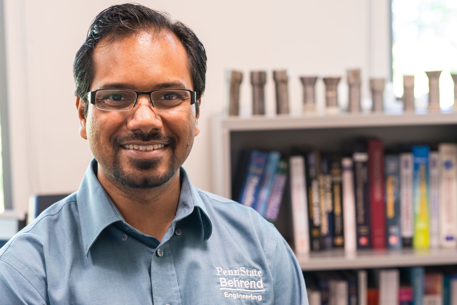 A portrait of Penn State Behrend faculty member Chetan Nikhare