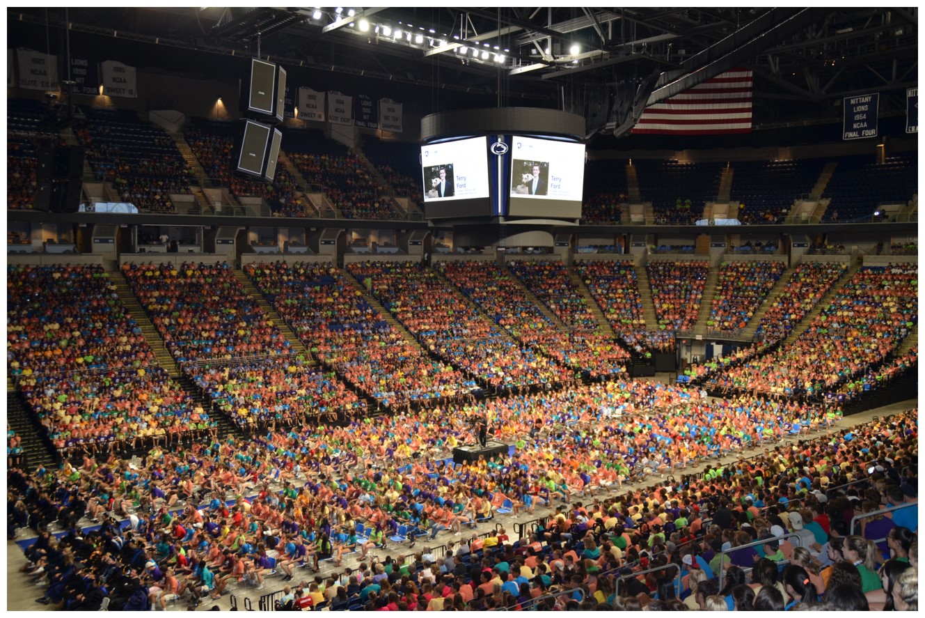 Convocation in the Bryce Jordan Center