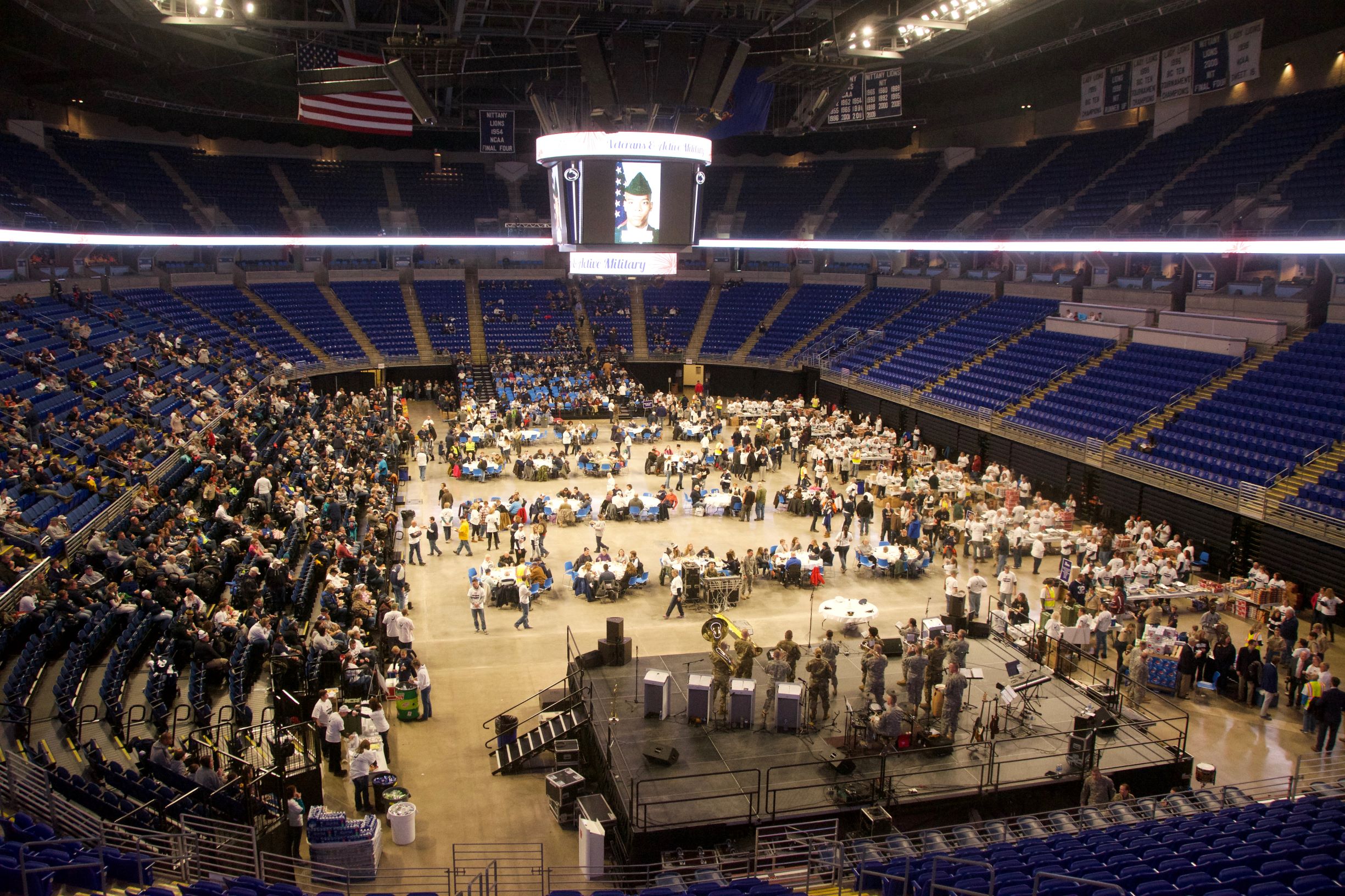 2017 Military Appreciation Tailgate in the BJC arena 