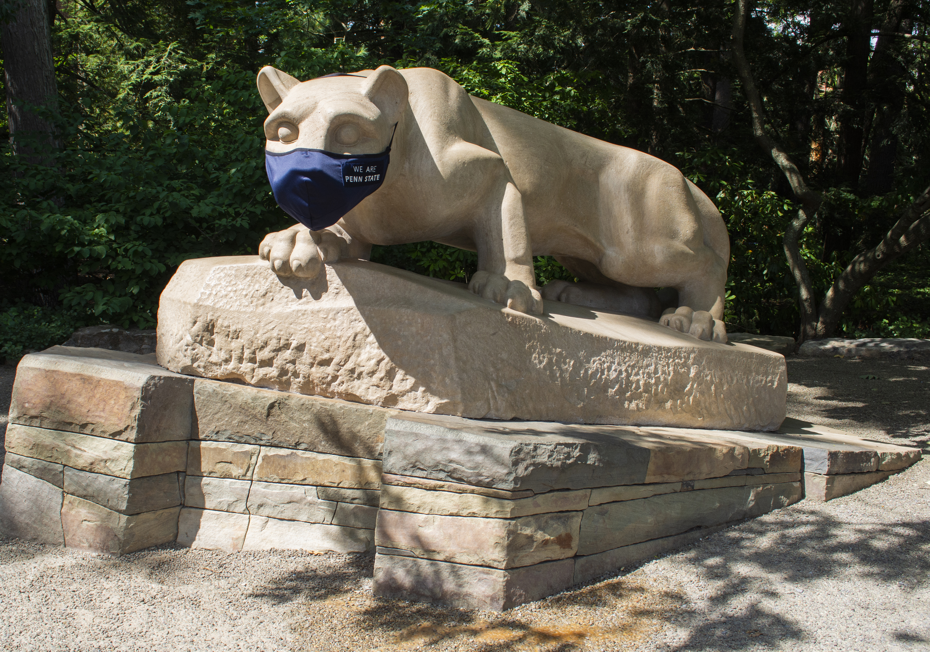 Lion Shrine with mask