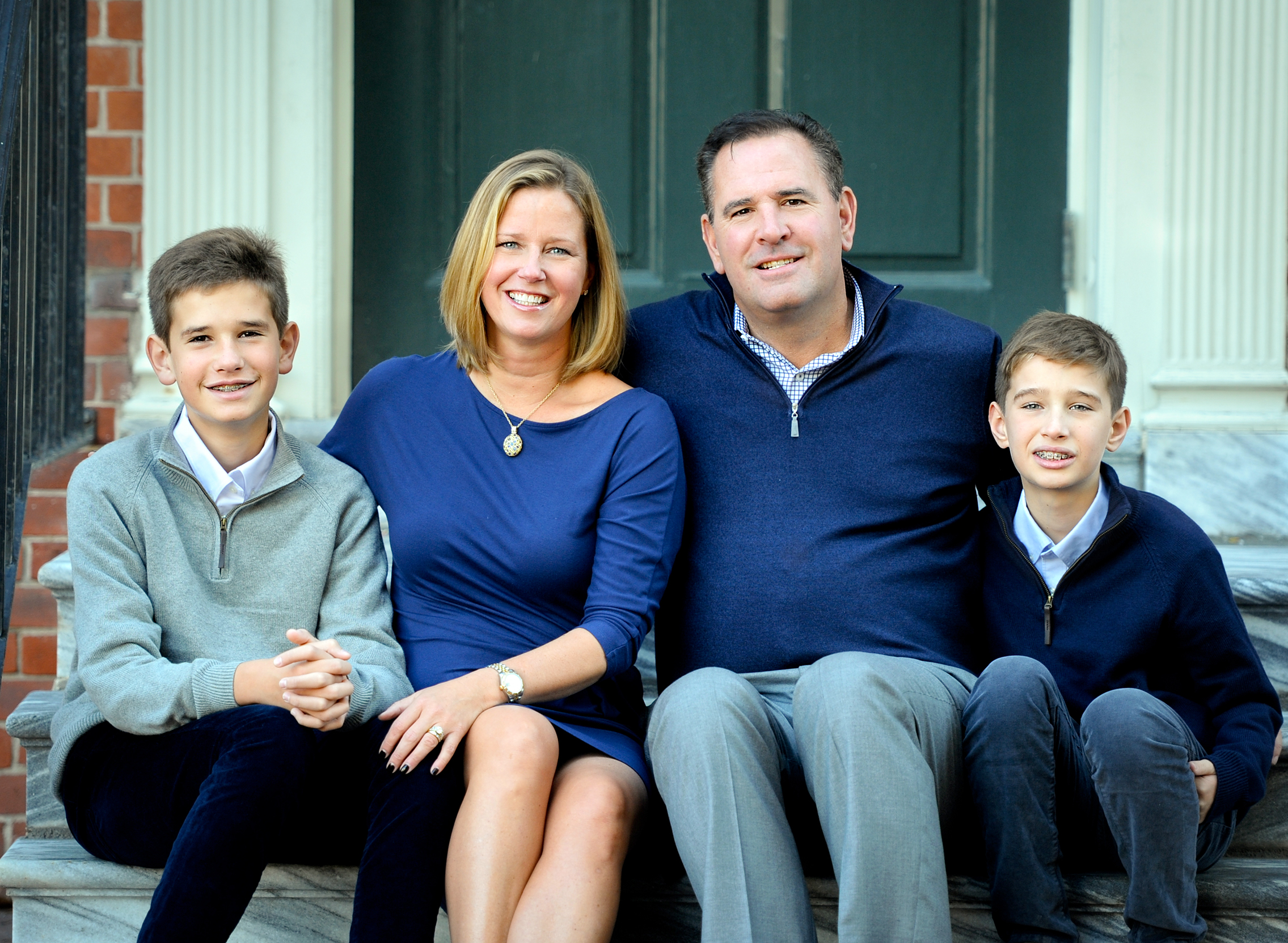 Penn State alumni William and Kathryn Donato and their sons, Billy and Nick