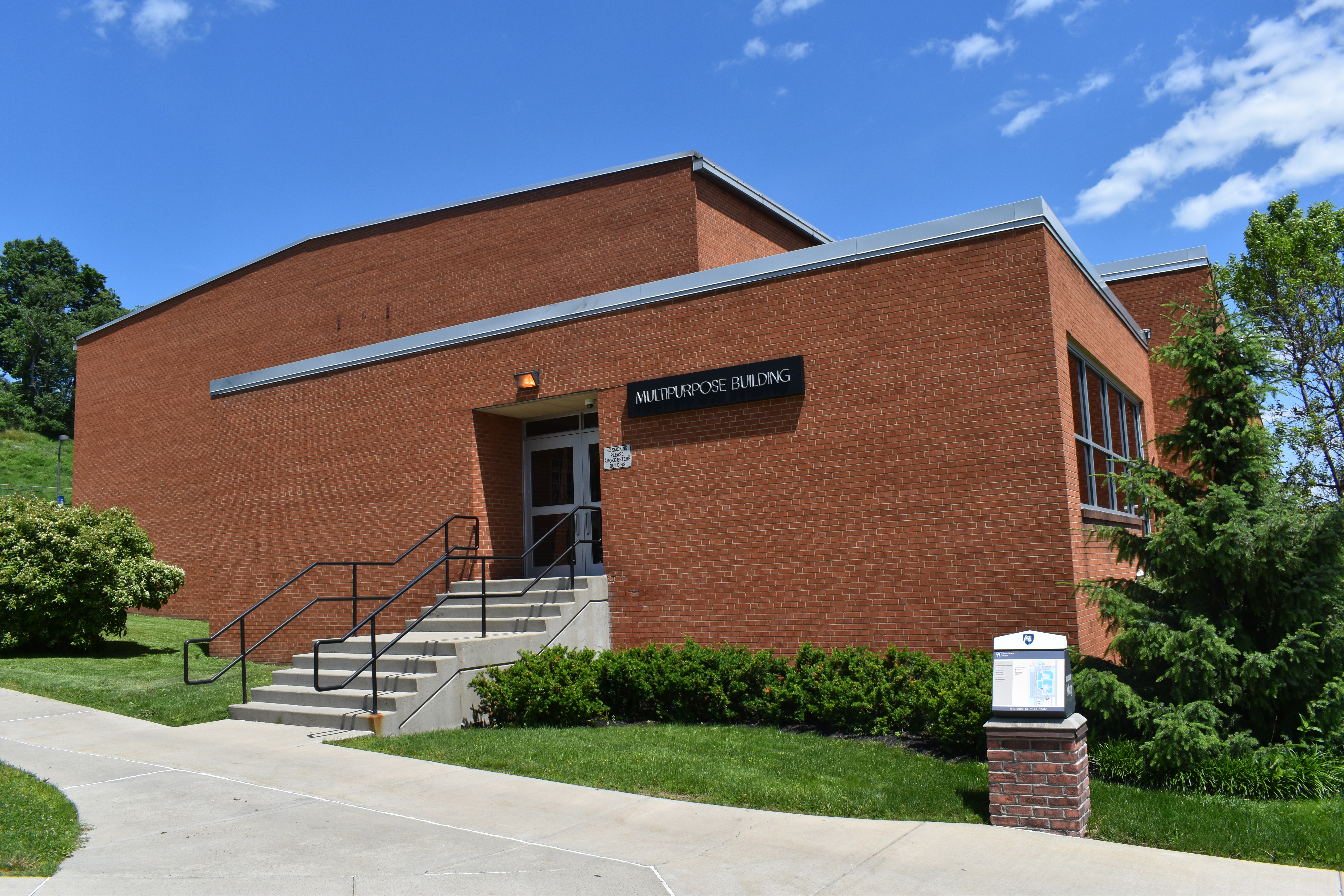 Front of Multipurpose Building