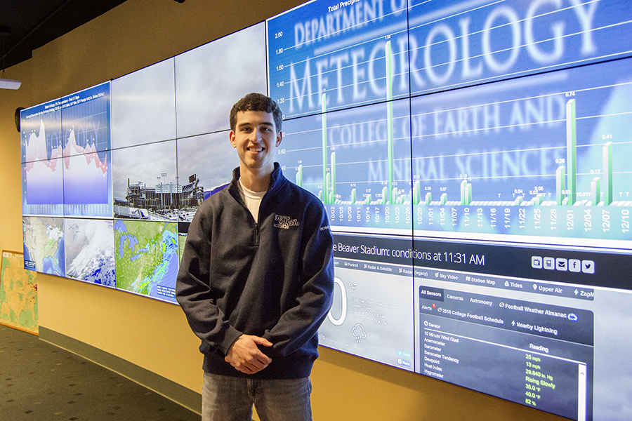 Brent Tyler Rice has been named the student marshal for the the College of Earth and Mineral Sciences fall 2016 commencement ceremony. 