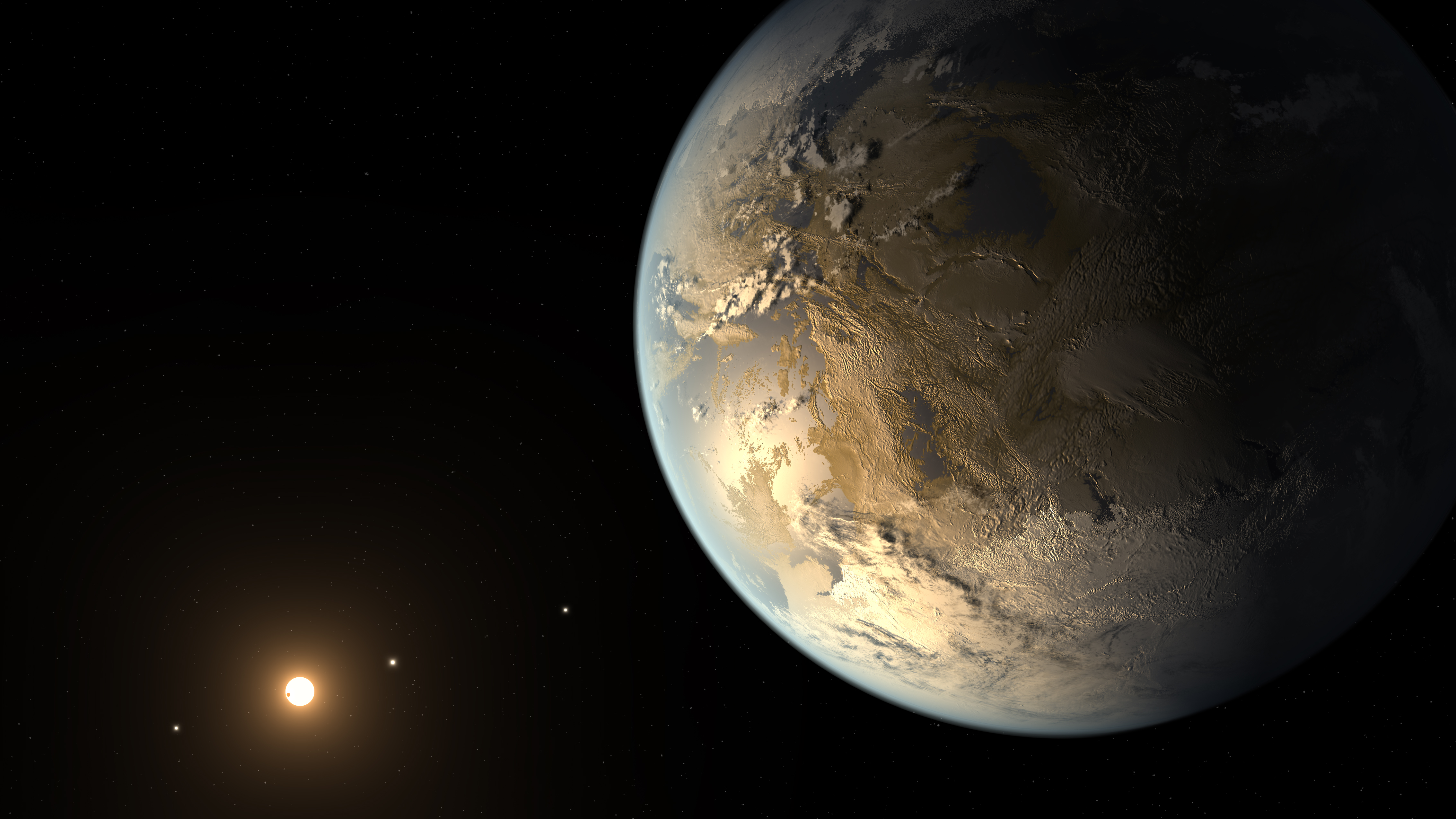 Planet orbiting a star