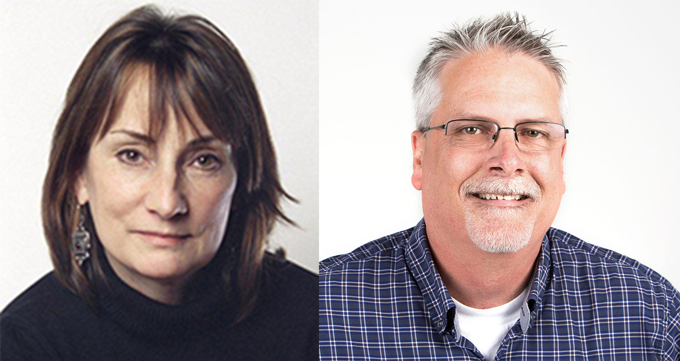 Headshots of Stephanie Saul and Jim Schaefer