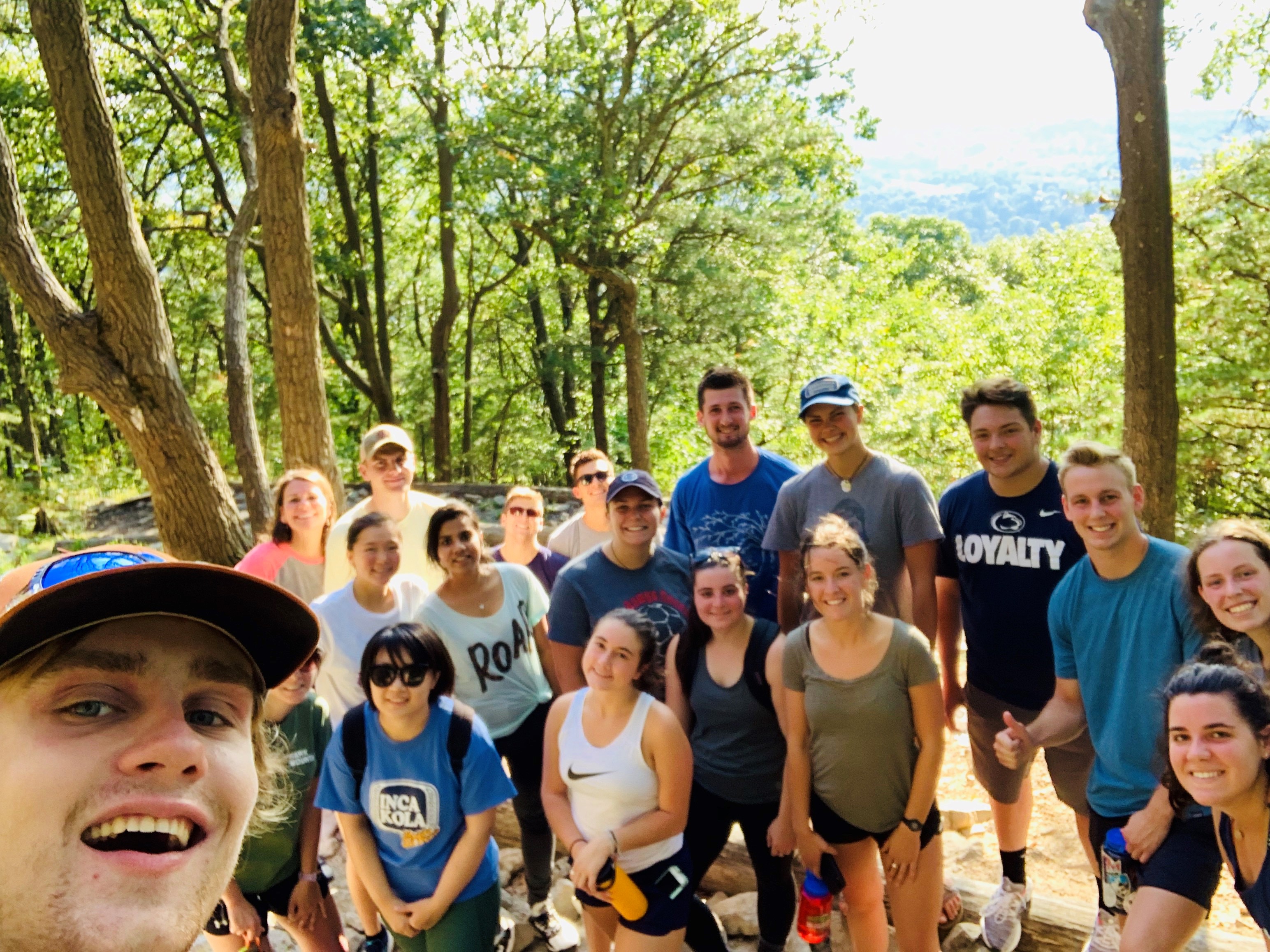 ERM students hike Mount Nittany