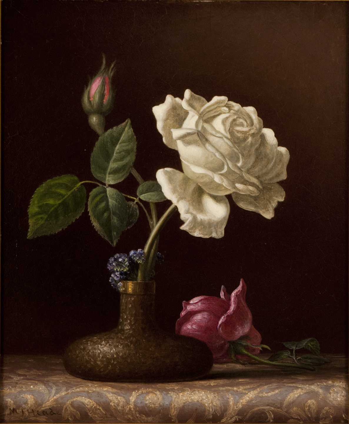 Martin Johnson Heade, "The White Rose", c. 1874–80.