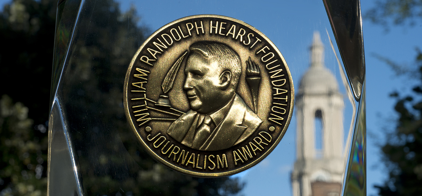 Hearst Awards medallion photo