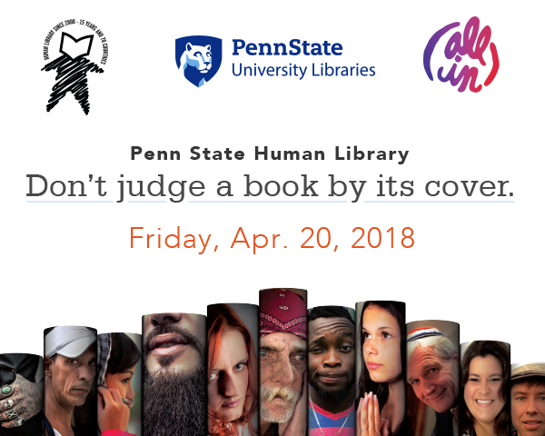 Penn State Human Library rescheduled for April 20, 2018