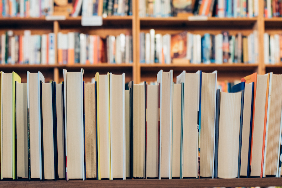 books and bookshelves