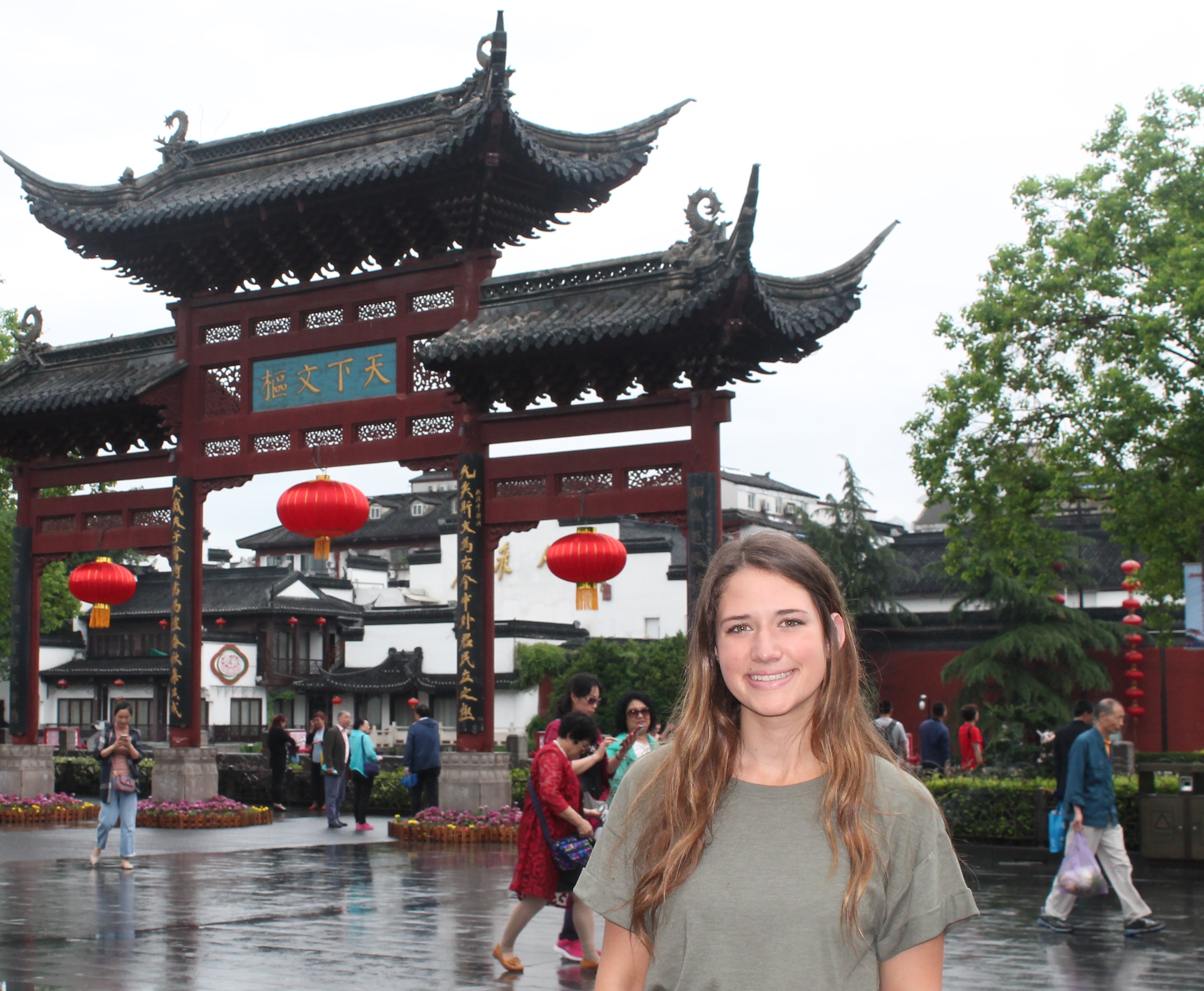 McKenna Kimmel studying abroad in China