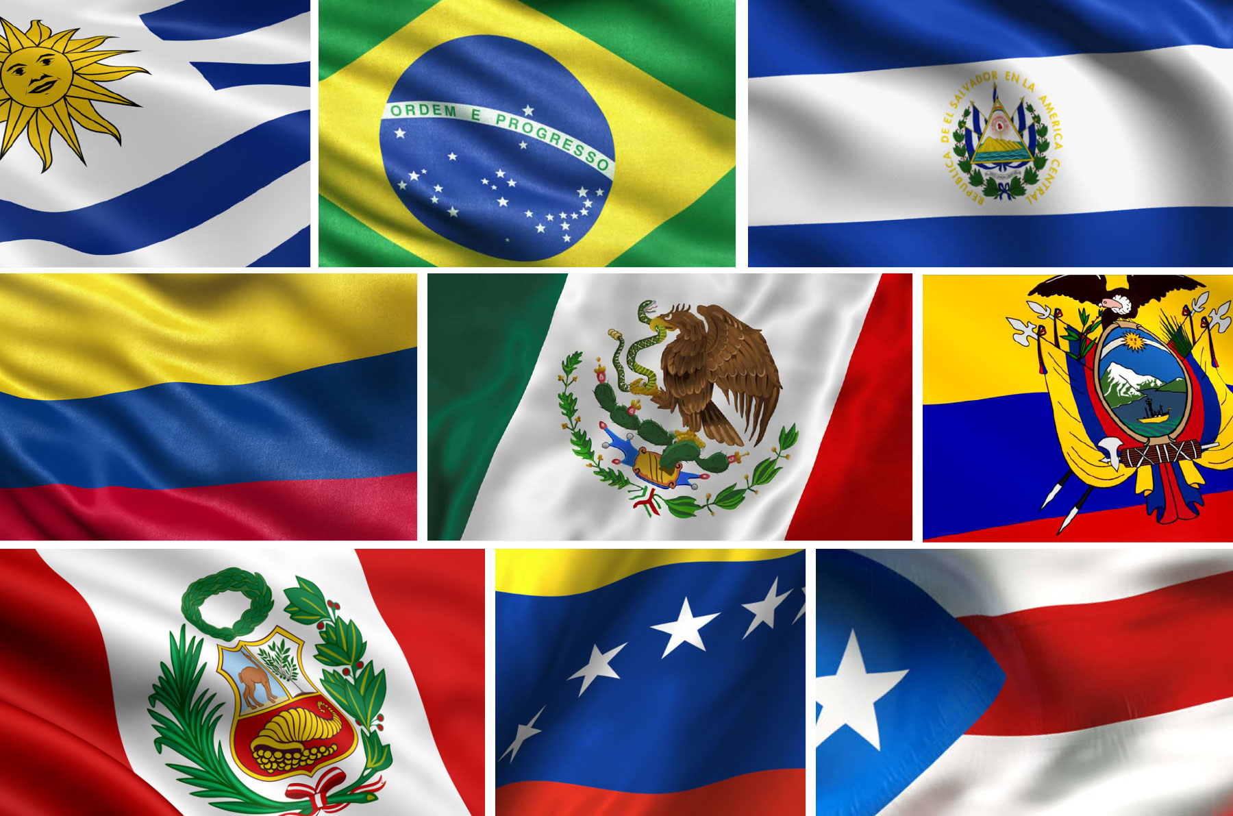 Latino Flags