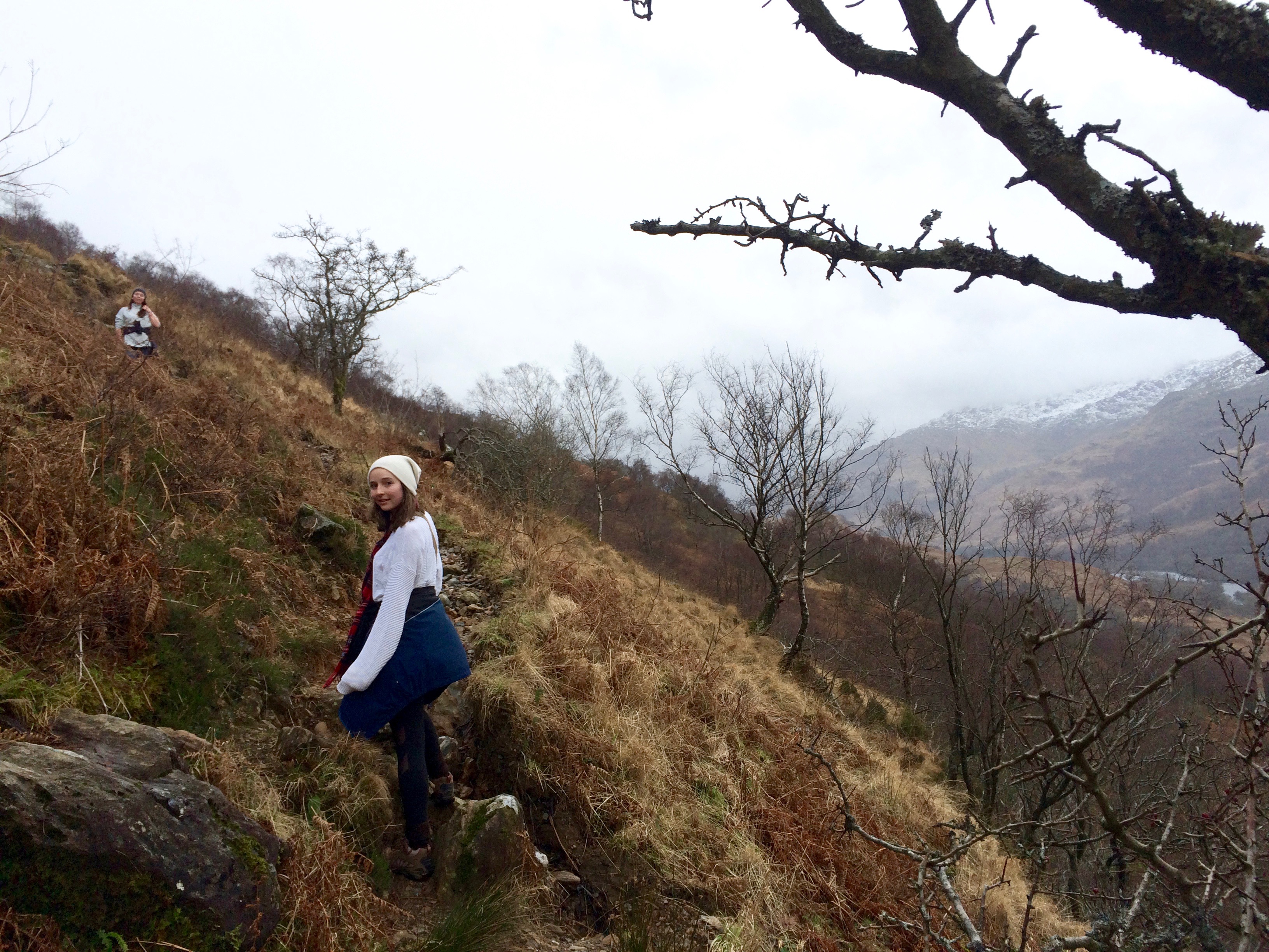 Marina Burka hikes in Loch Lomond (about an hour from Glasgow, Scotland).