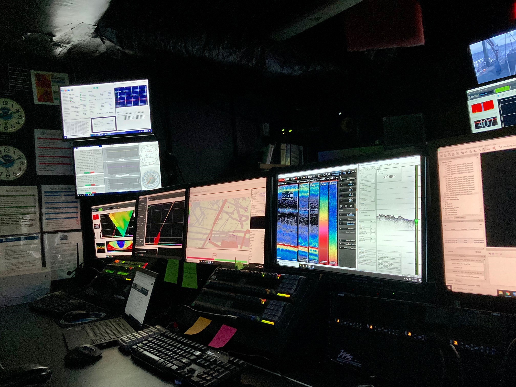 Command Center on the Okeanos Explorer