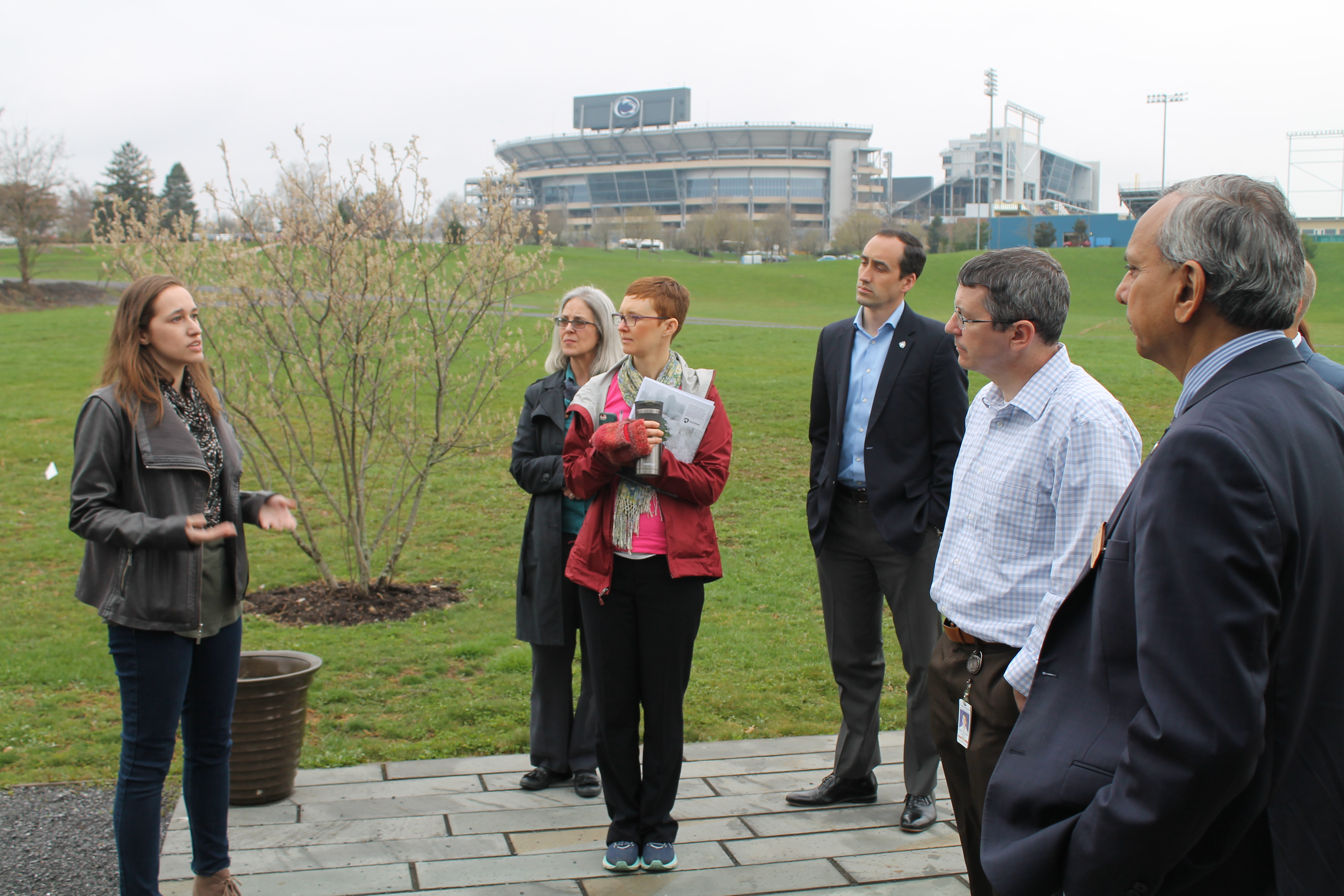 DEP Secretary Pat McDonnell tours sustainability efforts at Penn State