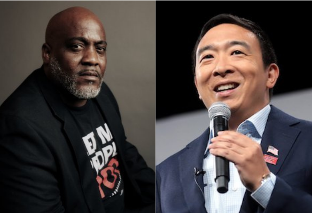 Desmond Meade and Andrew Yang