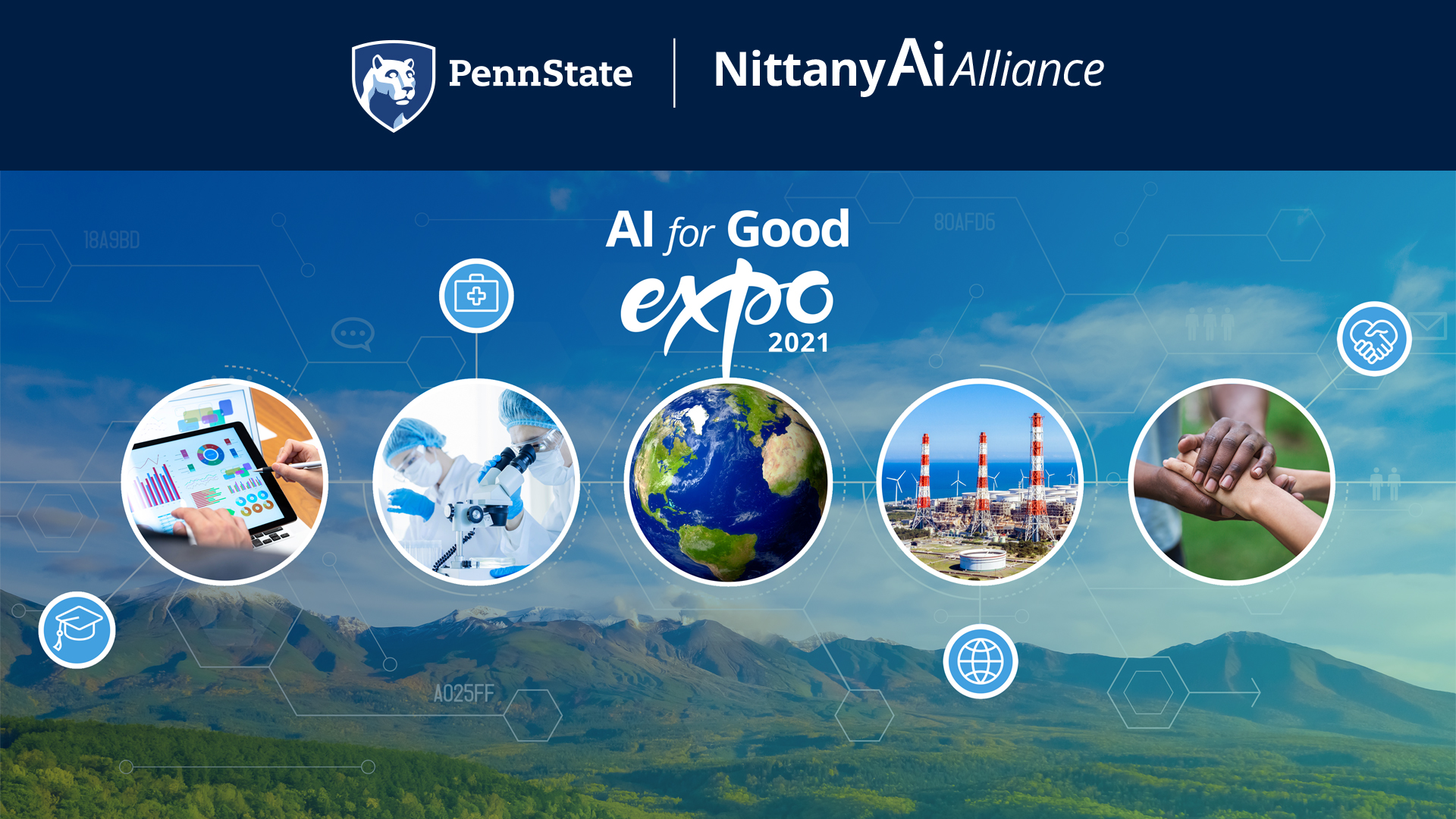 Nittany AI for Good Expo banner