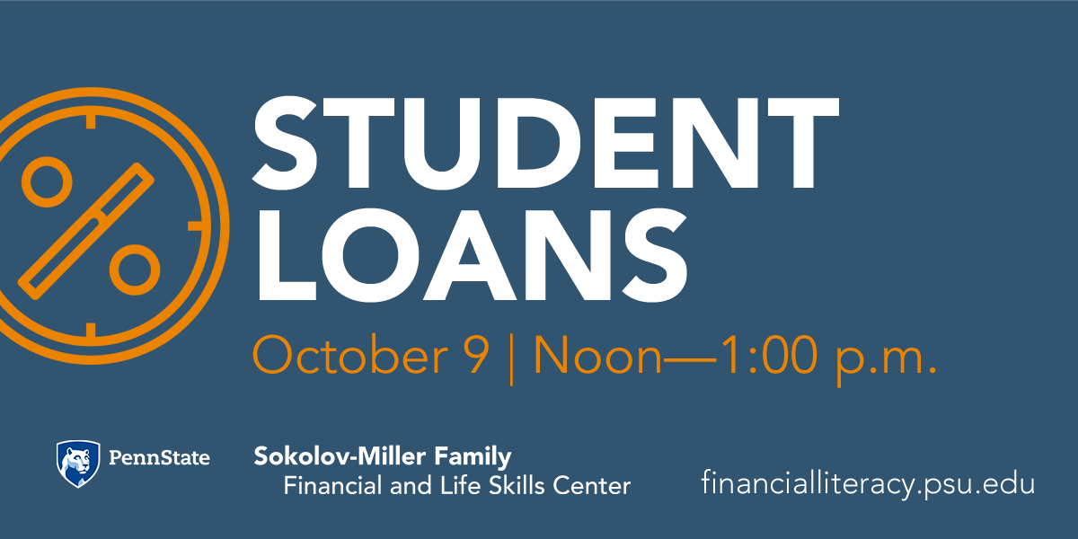 Student Loans October 9 at Noon