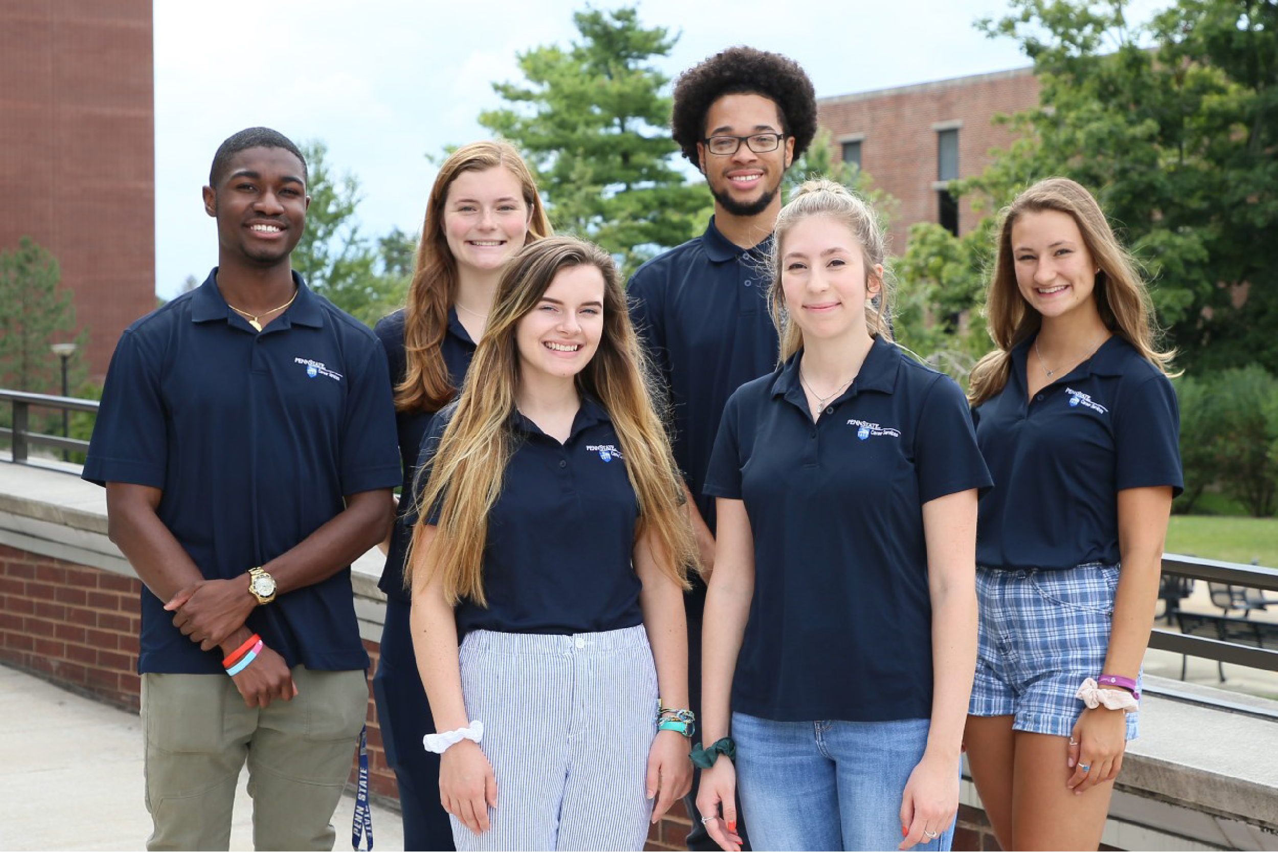 Peer Career Assistants pose for a group photo at the IST Building