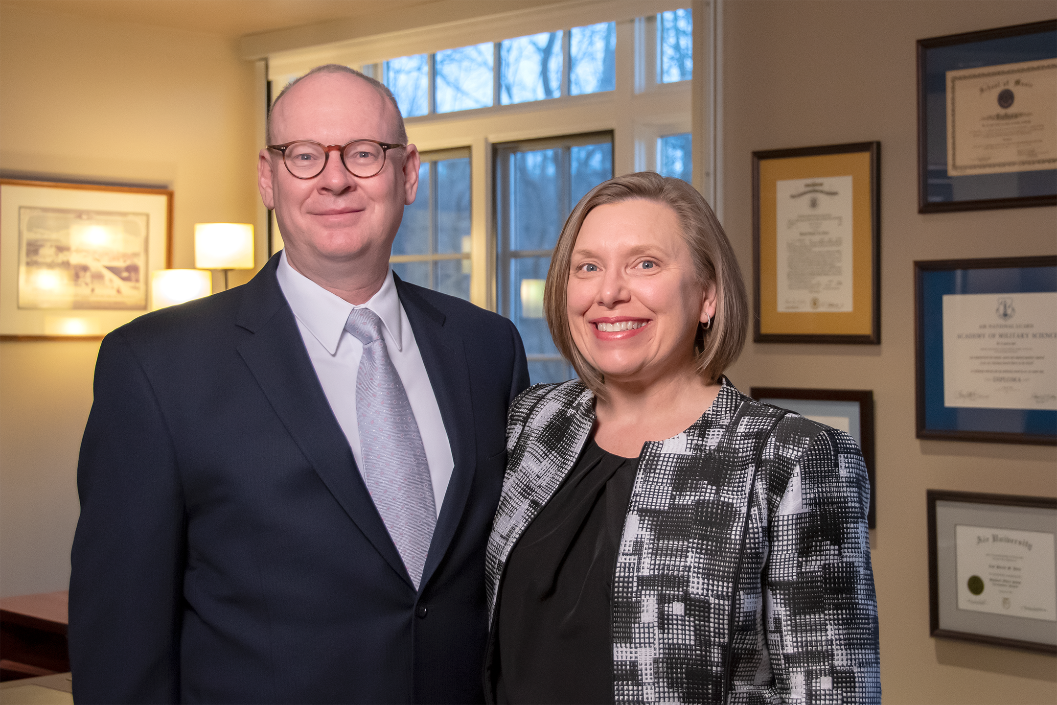 Chancellor Patrick M. Jones and Karen Weiss Jones