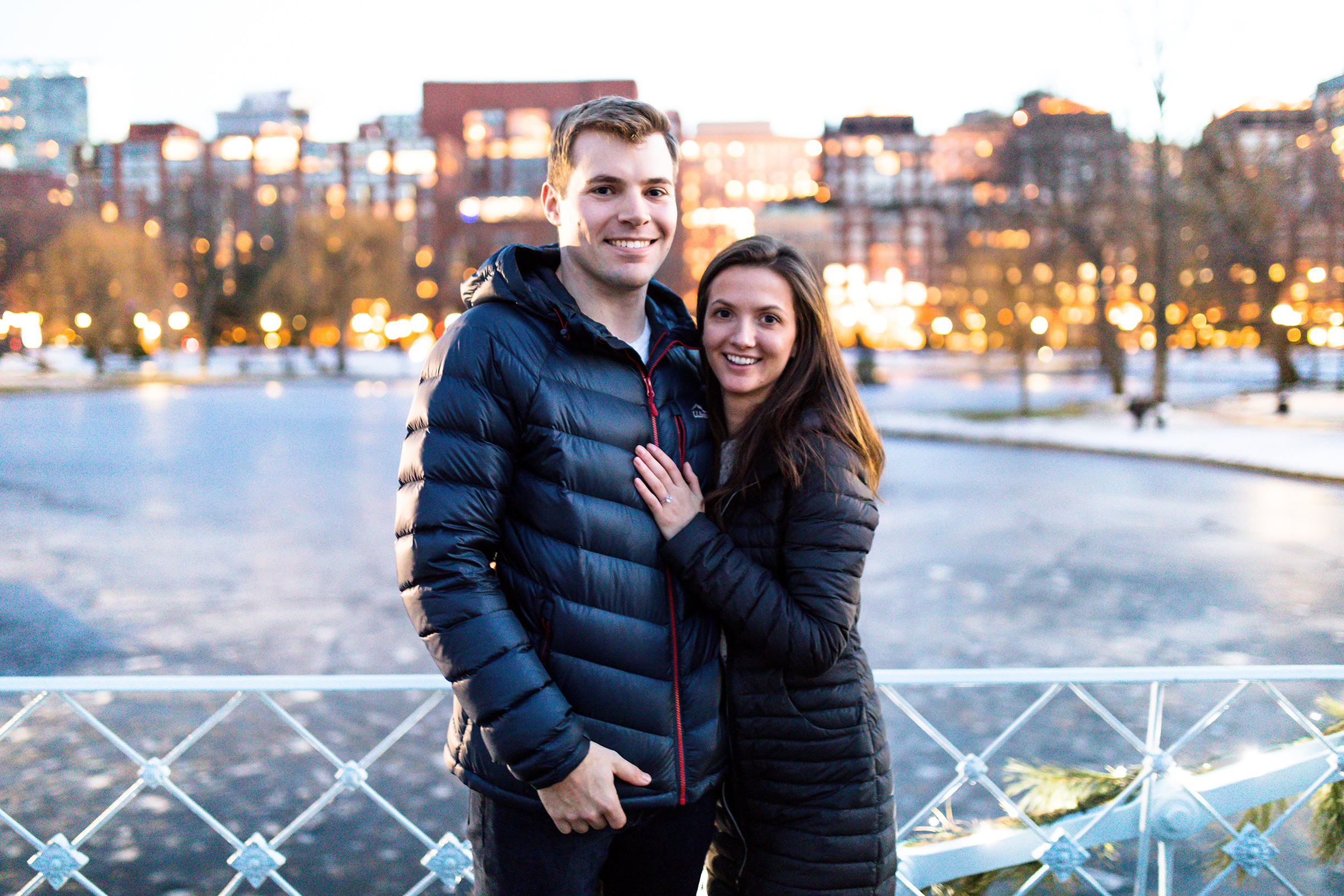 Penn State and Schreyer Scholar alumnus Patrick Lucas and his fiance, Katharine Murphy